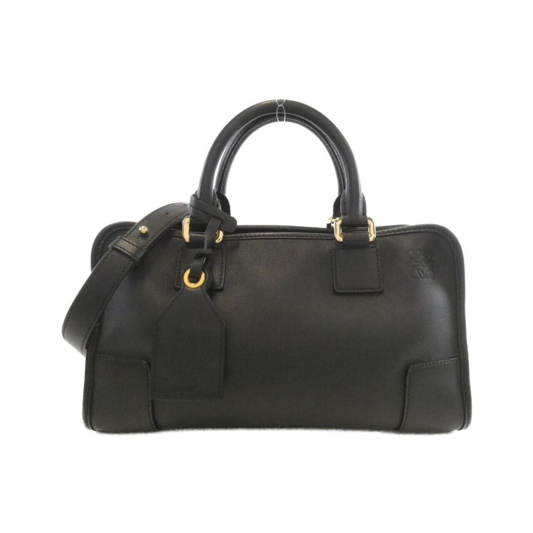 Loewe Amazona 28cm 352 30 N03 Handbag: --- Catalog ---Category: SizeSize (HxWxD): 17cm x 29cm x 14cm / 6.69'' x 11.41'' x 5.51''Category: DesignType: HandbagColor: BlackGender: WomenMaterial: Leather Hardware Color: GoldLeather/Fur Type: C