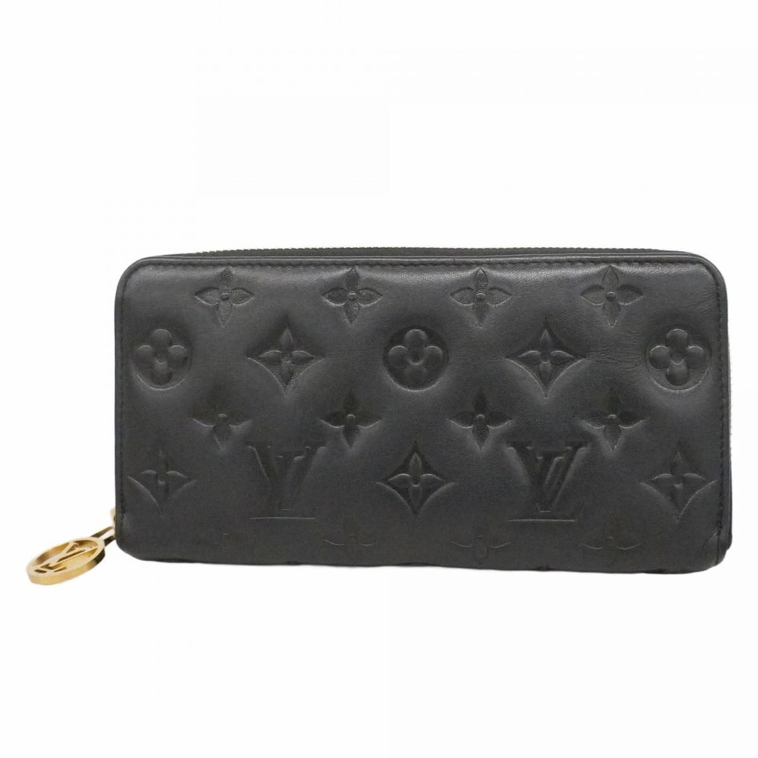 Louis Vuitton Monogram Embossed Coussin Zippy Wallet M81510 Noir (Women's): --- Catalog ---Category: SizeSize (HxWxD): 10cm x 19.5cm x 2.5cm / 3.93'' x 7.67'' x 0.98''Category: DesignType: Long wallet (bi-fold)Color: NoirGender: WomenCategory: GeneralMPN: M81510Brand: Louis V