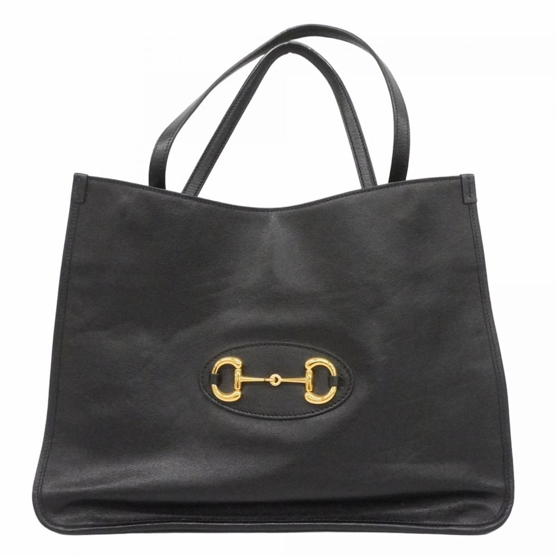 Gucci Tote Bag Horsebit 623694 Leather Black Women's: --- Catalog ---Category: SizeSize (HxWxD): 28.5cm x 38cm x 14cm / 11.22'' x 14.96'' x 5.51''Category: DesignType: Tote bagColor: BlackGender: WomenMaterial: Leather Hardware Color: GoldCategory: Gener
