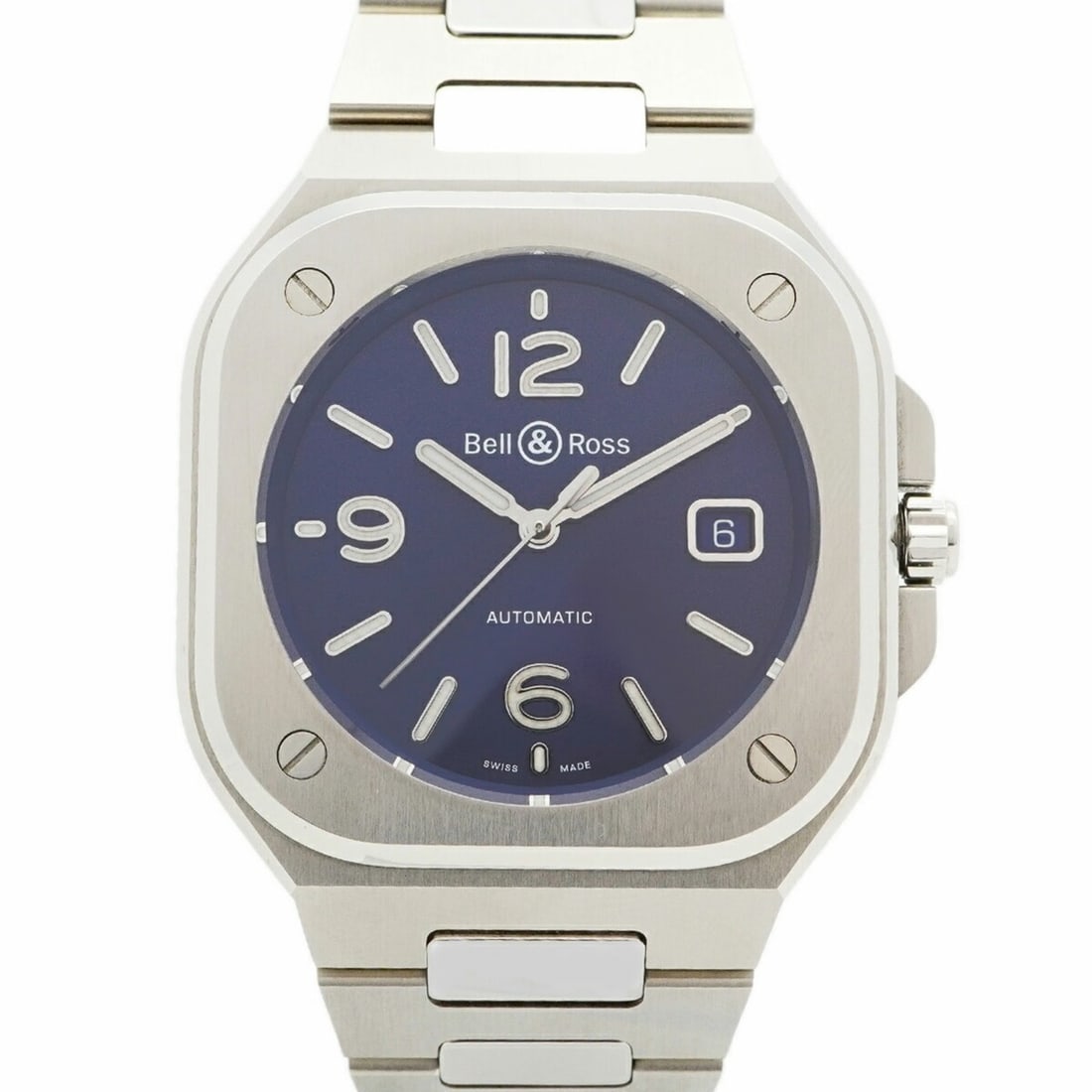 Bell & Ross BR 05 Blue Steel BR05A-BLU-ST SST Navy Dial Men's Watch: --- Catalog ---Category: SizeWrist Size: 17.5cm / 6.88''Case Diameter: 39.5mm / 1.56''Category: DesignType: WristwatchGender: MenColor (Dial): NavyMaterial (Band): Stainless steelCategory: GeneralMPN:
