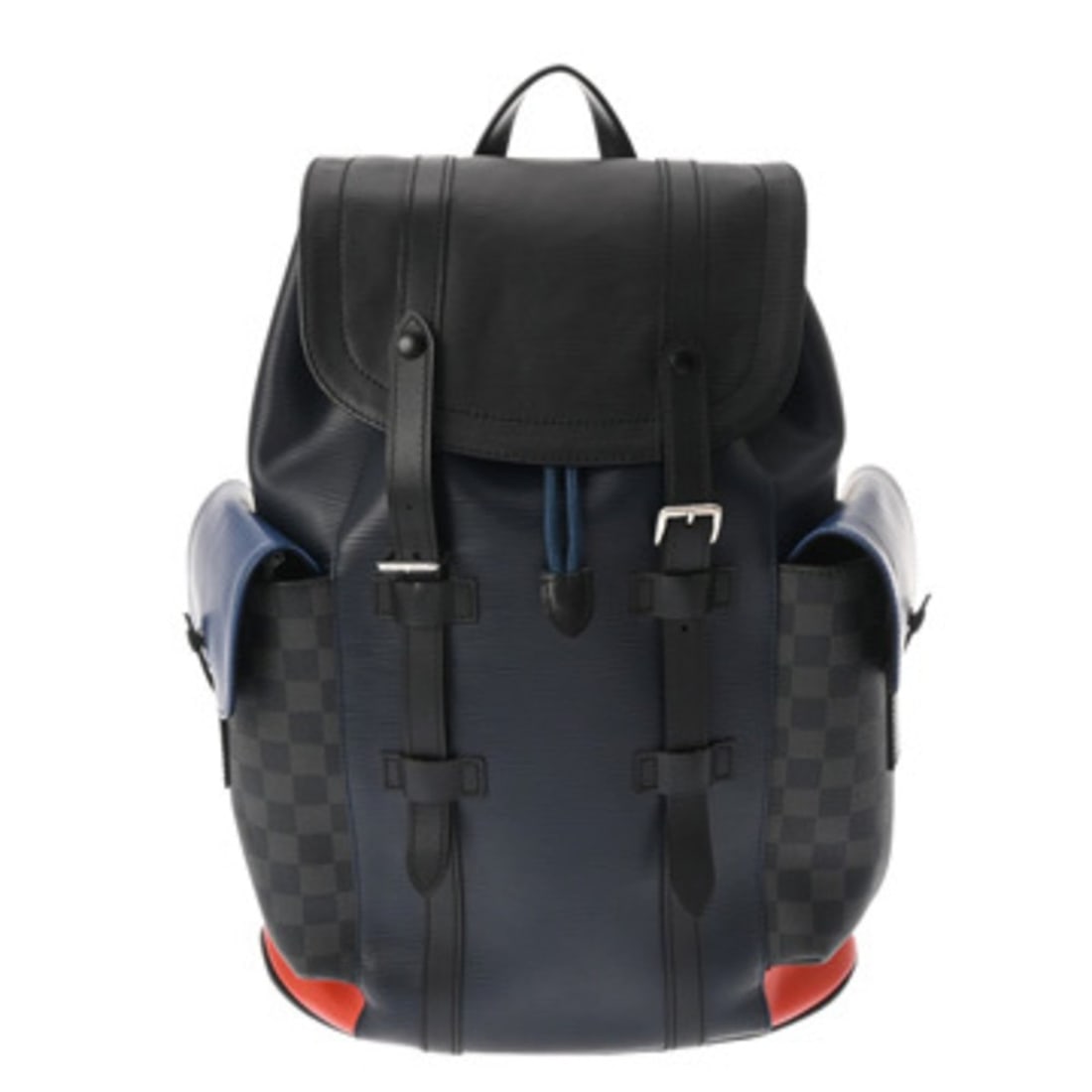 LOUIS VUITTON Epi Christopher PM Navy Black and other colors M51457 Men's Leather Backpack/Daypack: --- Catalog ---Category: SizeSize (HxWxD): 44cm x 33cm x 12.5cm / 17.32'' x 12.99'' x 4.92''Category: DesignType: BackpackColor: Black, NavyGender: MenMaterial: Epi leather Category: GeneralMPN: M5145