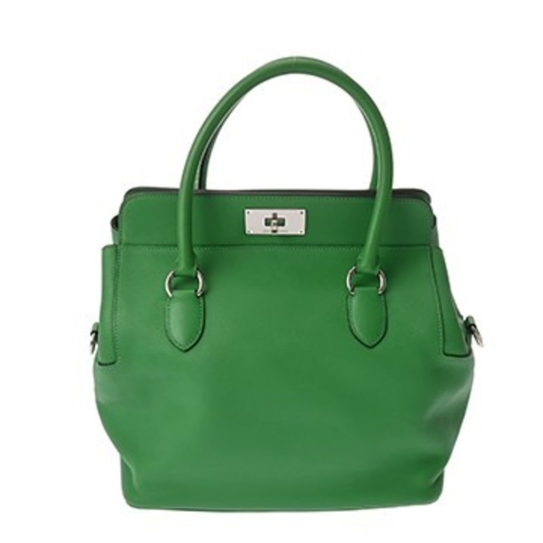 HERMES Toolbox 26 Bamboo ?R stamp (circa 2014) Women's Veau Swift Handbag A Rank Used Ginzo: --- Catalog ---Category: SizeSize (HxWxD): 28cm x 26cm x 18cm / 11.02'' x 10.23'' x 7.08''Category: DesignType: HandbagColor: BambouGender: WomenMaterial: Swift leather Hardware Color: SilverCategory: