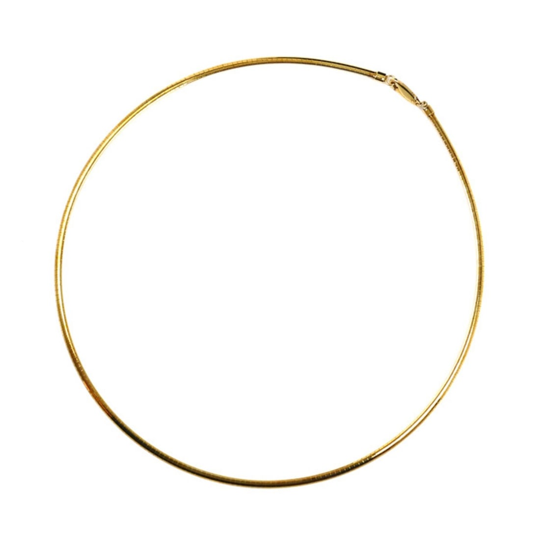 MIKIMOTO 18KYG Yellow Gold Omega Chain Necklace, 10.9g, 40cm, Women's: --- Catalog ---Category: SizeNeck Circumference: 40 cm / 15.74''Category: DesignGender: WomenMaterial: Yellow gold (18K)Necklace Type: NecklaceCategory: GeneralBrand: Mikimoto--- Item List ---Section: