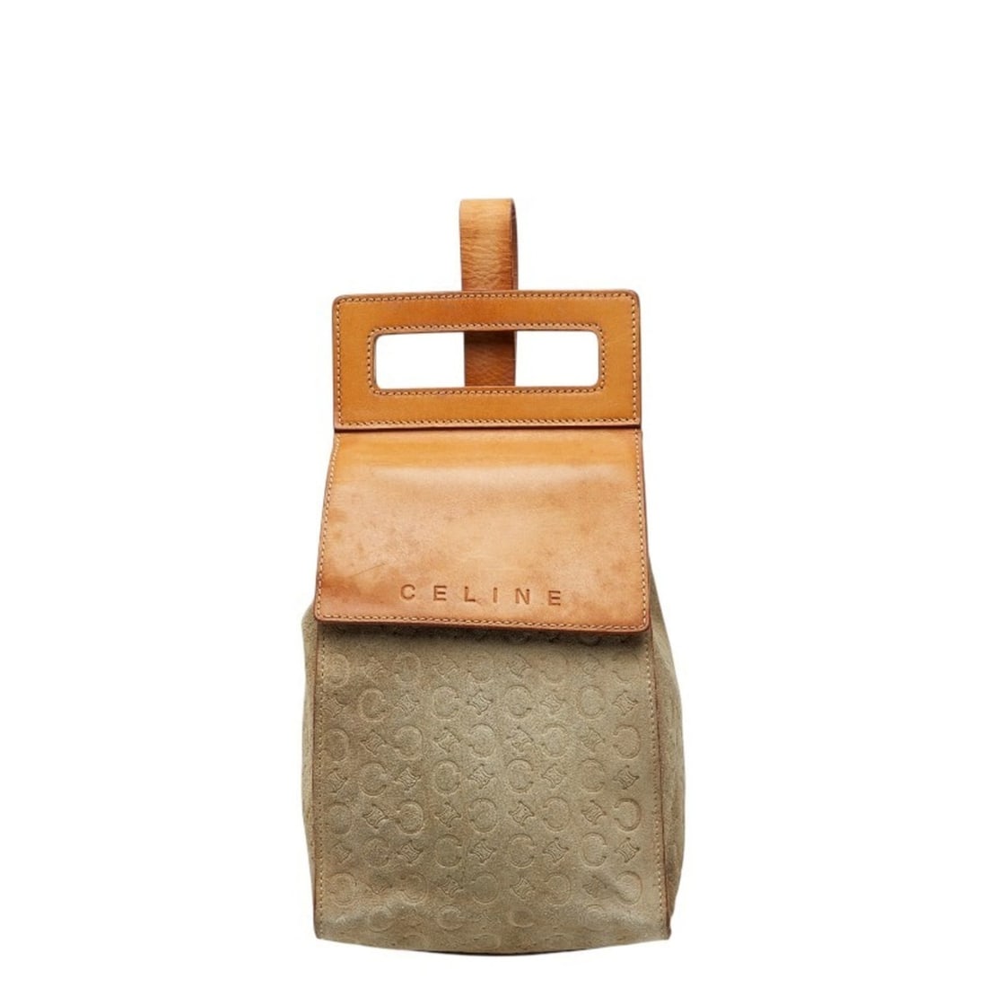 Celine C Macadam Handbag/Body Bag, 2-Way, Beige/Brown Suede Leather, Women's CELINE: --- Catalog ---Category: SizeHandle Drop: 3.00cm / 1.18''Size (HxWxD): 30cm x 16cm x 7.5cm / 11.81'' x 6.29'' x 2.95''Strap Length: 97cm / 38.18''Category: DesignType: Handbag, Sling bagColor: Beige b
