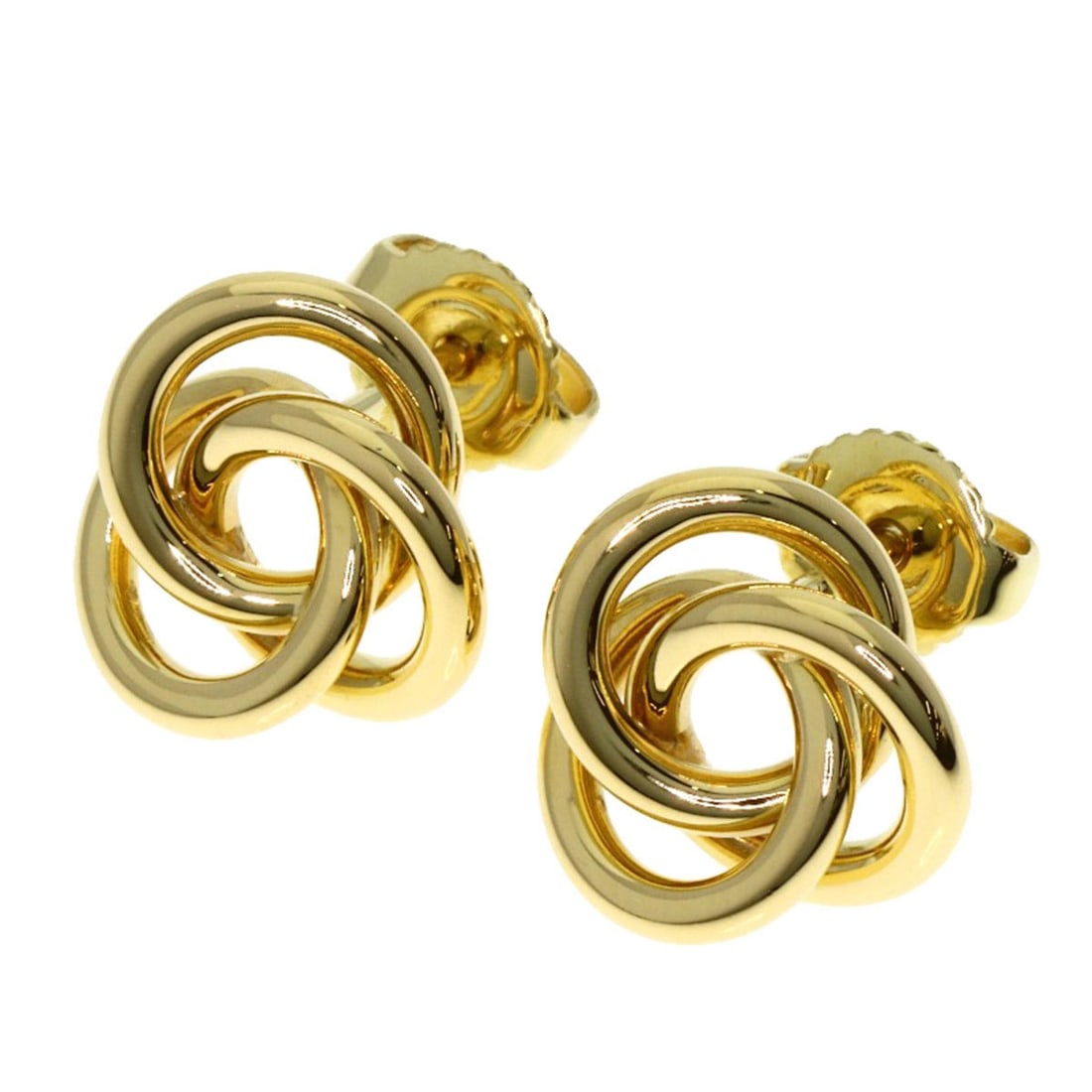 Tiffany & Co. Triple Circle Earrings, 18K Yellow Gold, Women's. (1 of 12)