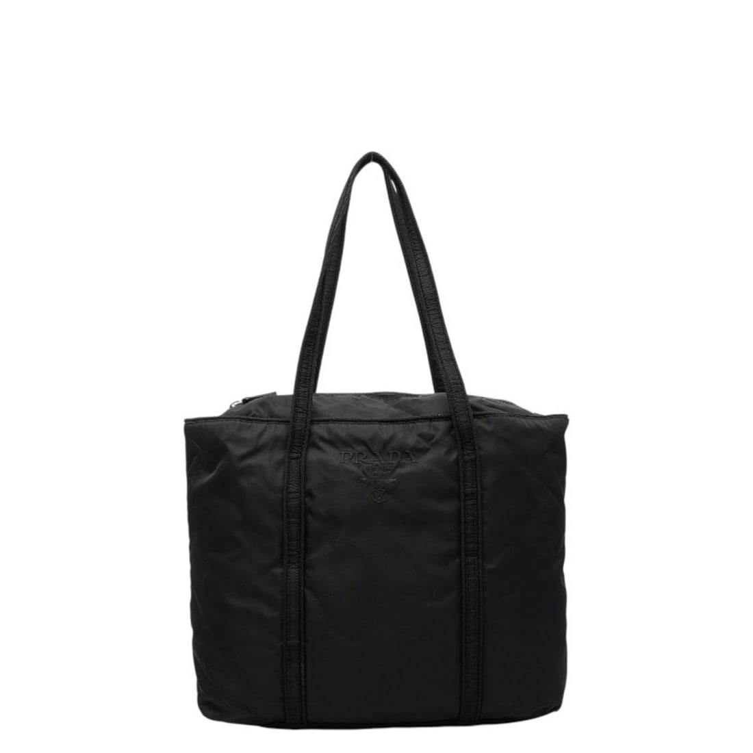 Prada handbag tote bag black nylon women's PRADA (1 of 11)