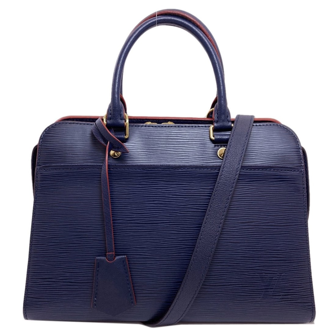 Louis Vuitton M51239 Vaneau MM Handbag, Epi Leather, Women's LOUIS VUITTON: --- Catalog ---Category: SizeSize (HxWxD): 21cm x 30cm x 13cm / 8.26'' x 11.81'' x 5.11''Category: DesignType: HandbagColor: IndigoGender: WomenMaterial: Epi leather Category: GeneralBrand: Louis Vuit