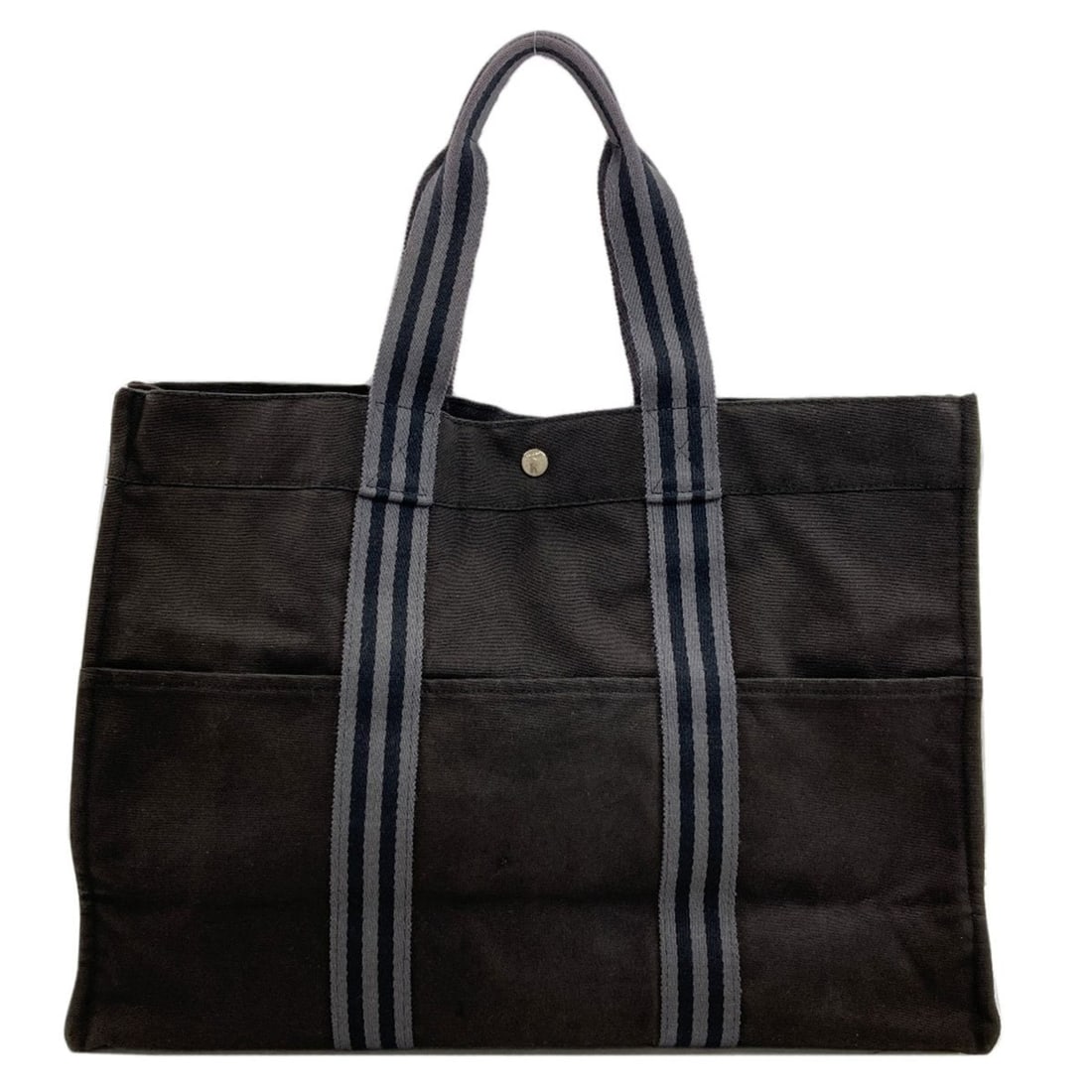 Hermes Sac Fourre-Tout MM Tote Bag, Canvas, Women's: --- Catalog ---Category: SizeSize (HxWxD): 34cm x 47cm x 15cm / 13.38'' x 18.5'' x 5.9''Category: DesignType: Tote bagColor: GrayGender: WomenMaterial: Canvas Category: GeneralBrand: Hermes--- Item Li