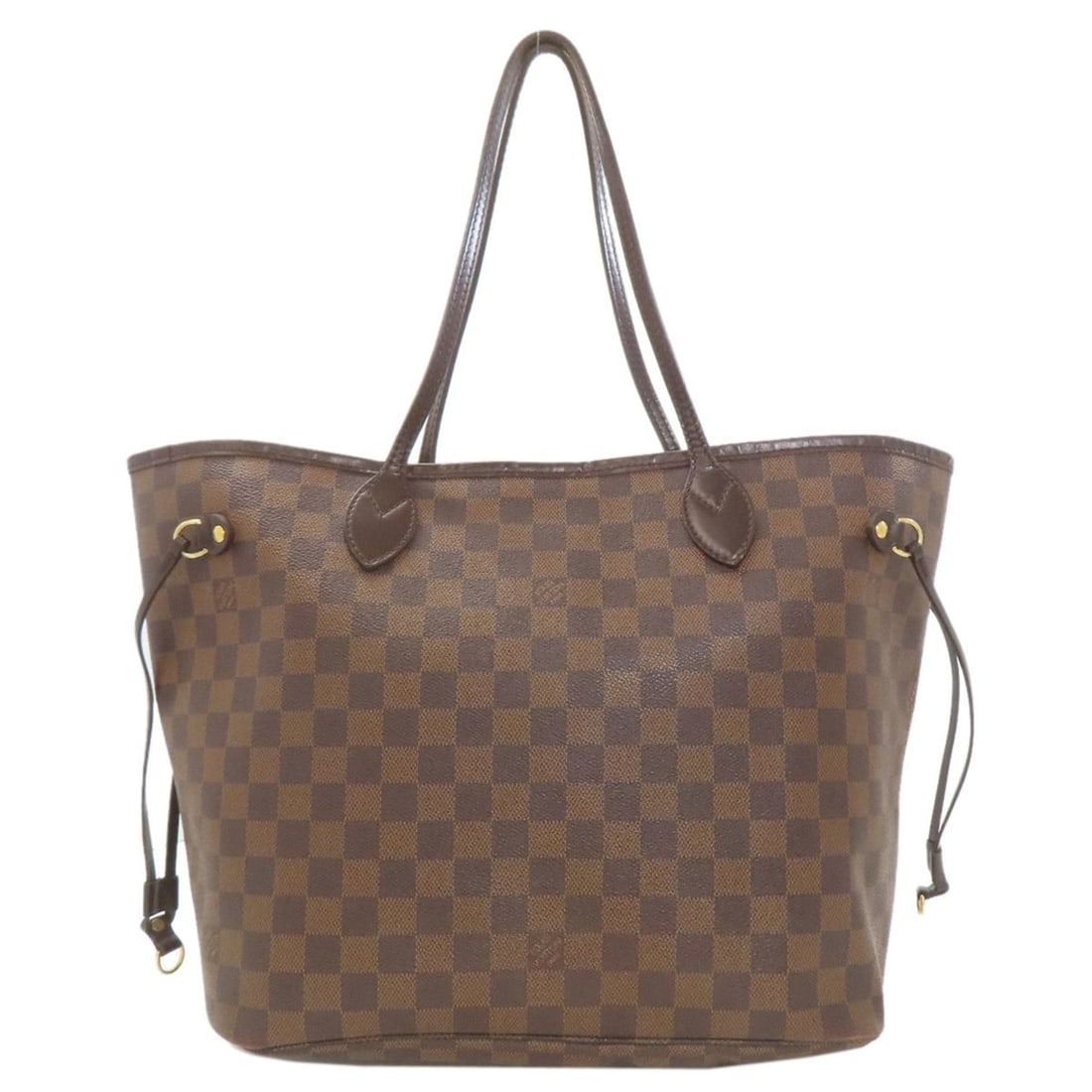 Louis Vuitton N51105 Neverfull MM Tote Bag, Damier Canvas, Women's LOUIS VUITTON: --- Catalog ---Category: SizeSize (HxWxD): 29cm x 46cm x 16cm / 11.41'' x 18.11'' x 6.29''Category: DesignType: Tote bagColor: Damier Canvas, EbeneGender: WomenMaterial: Damier Canvas Category: Genera