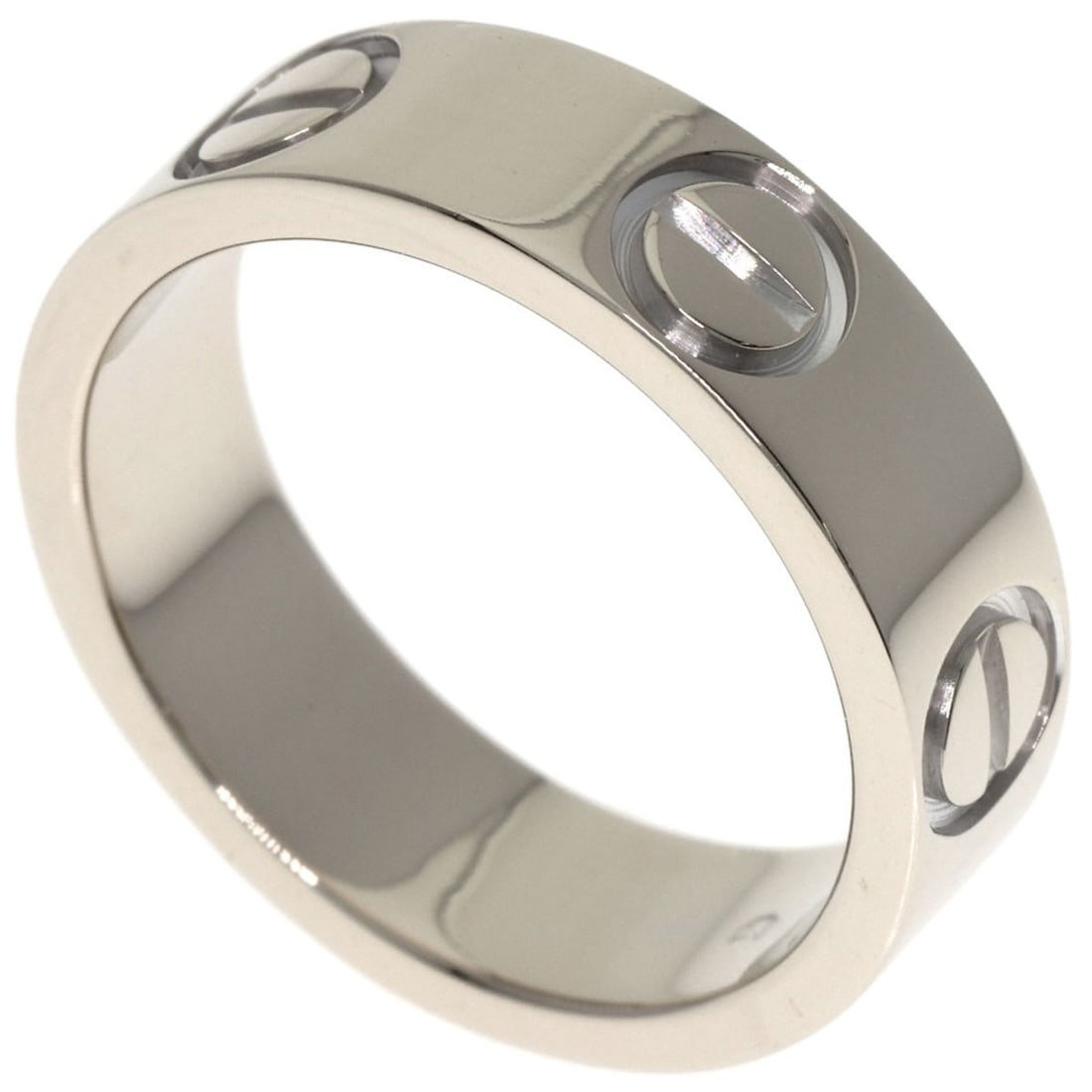 Cartier Love Ring #51, 18K White Gold, Women's Ring, CARTIER (1 of 12)