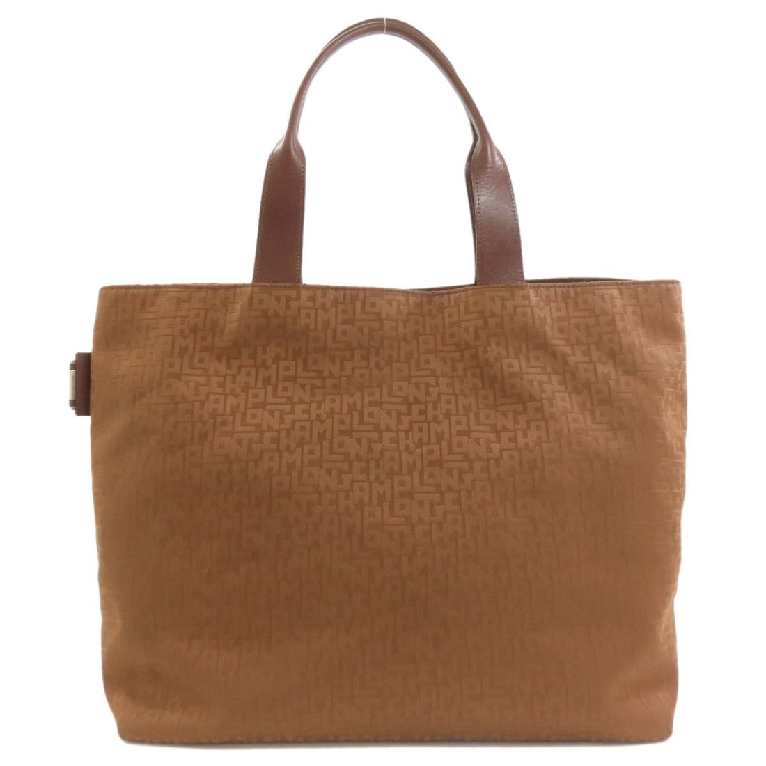 Longchamp Logo Tote Bag Canvas Women's: --- Catalog ---Category: SizeSize (HxWxD): 33.5cm x 46cm x 16.5cm / 13.18'' x 18.11'' x 6.49''Handle Length: 50cm / 19.68''Category: DesignType: Tote bagColor: BrownGender: WomenClosure: MagnetMateria