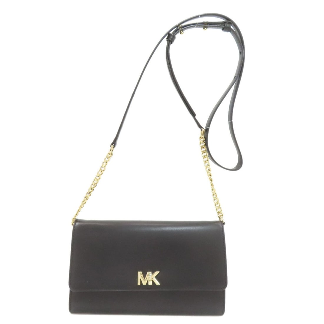 Michael Kors Shoulder Wallet MK Logo Long Leather Women's: --- Catalog ---Category: SizeSize (HxWxD): 13cm x 21cm x 3cm / 5.11'' x 8.26'' x 1.18''Category: DesignType: Chain/Shoulder walletColor: BlackGender: WomenMaterial: Leather Category: GeneralBrand: Mic