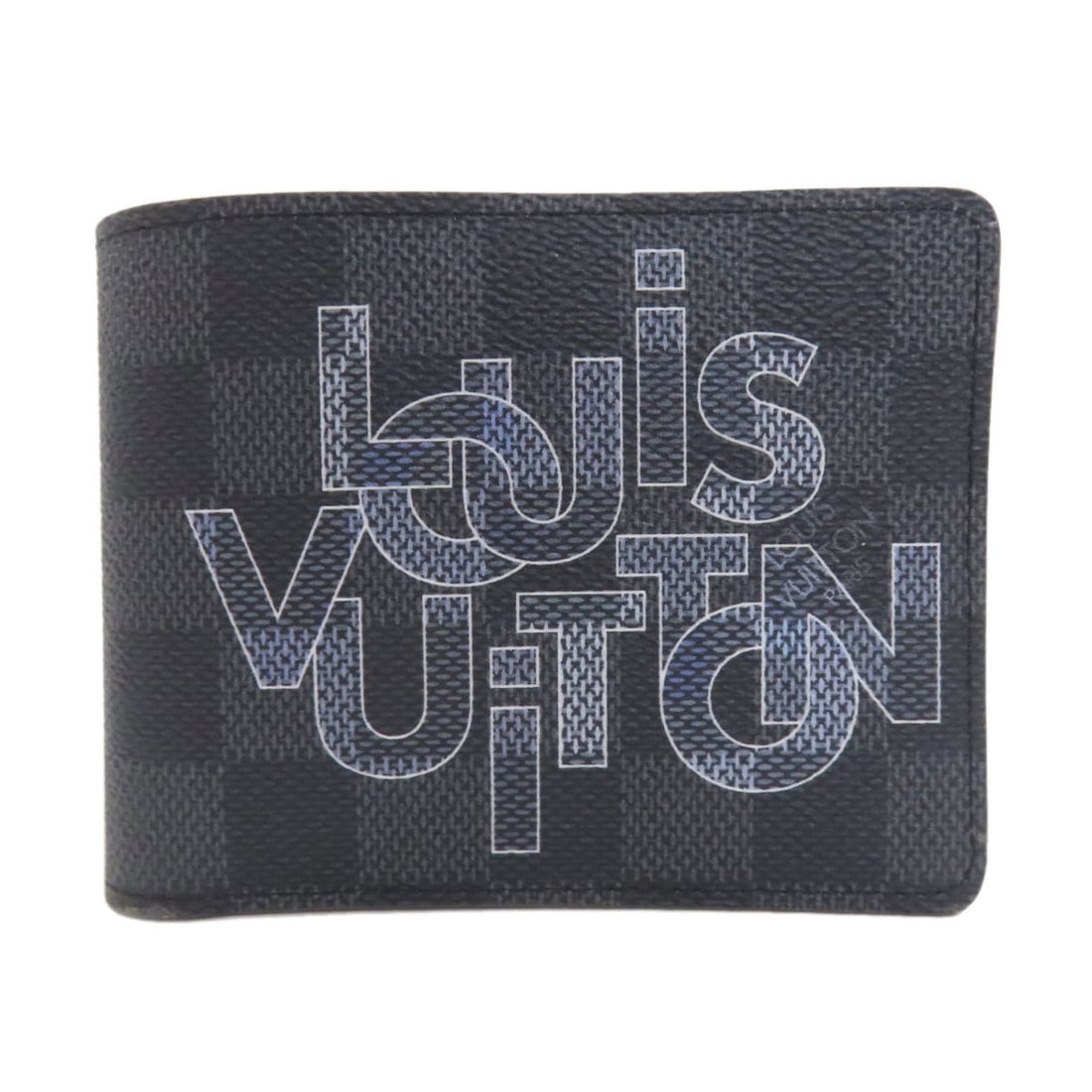 Louis Vuitton N60303 Portefeuille Multiple Bi-fold Wallet, Damier Canvas, Men's LOUIS VUITTON: --- Catalog ---Category: SizeSize (HxWxD): 9cm x 12cm x 2.5cm / 3.54'' x 4.72'' x 0.98''Category: DesignType: Wallet (bi-fold)Color: Damier GraphiteGender: MenMaterial: Damier Canvas Category: General