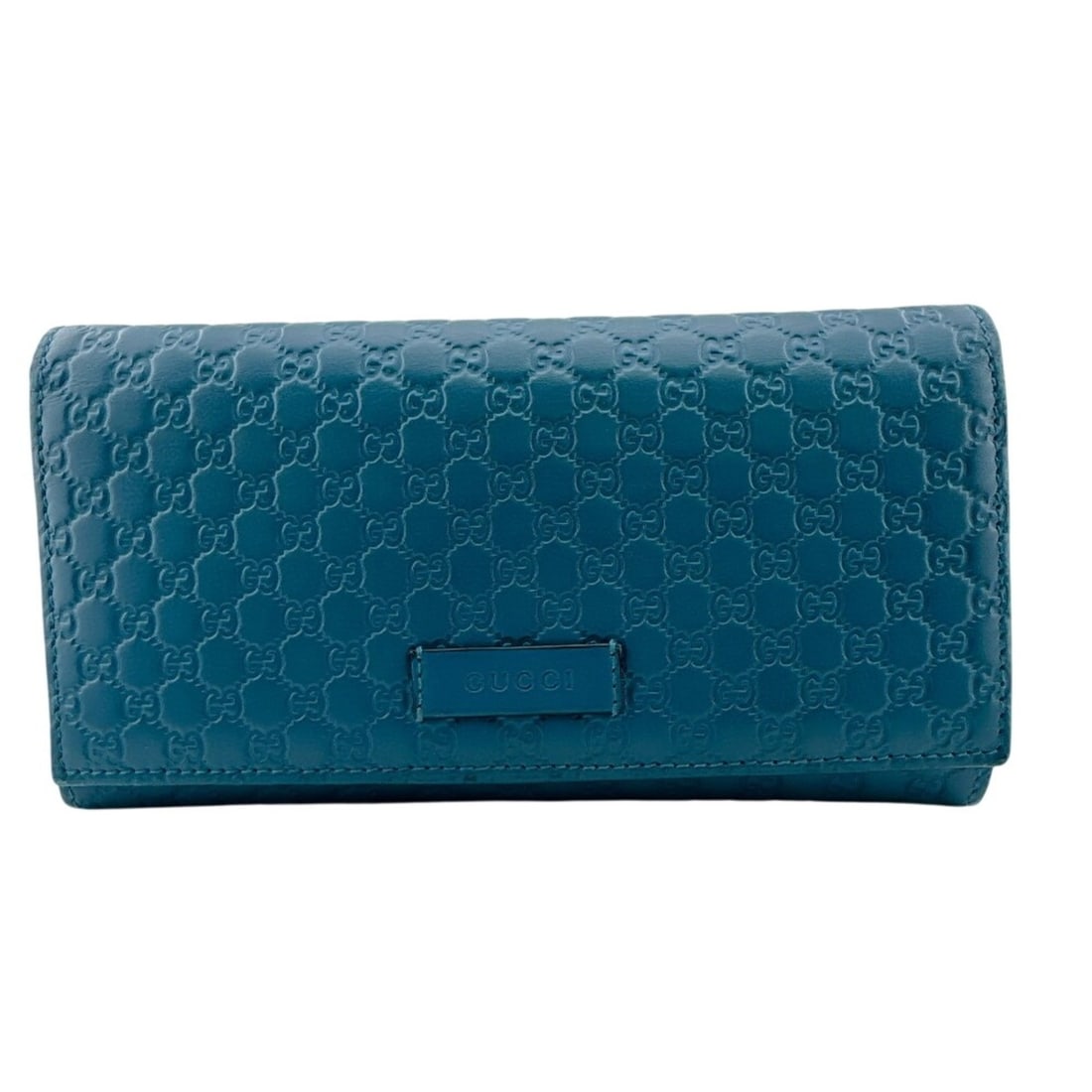 GUCCI 449396 Bi-fold Long Wallet, Microguccissima, Card Holder, Coin Purse, Green: --- Catalog ---Category: SizeSize (HxWxD): 10cm x 19cm / 3.93'' x 7.48''Category: DesignType: Long wallet (bi-fold)Color: Blue green, GreenGender: Women,MenMaterial: Leather Category: GeneralMPN: 4493