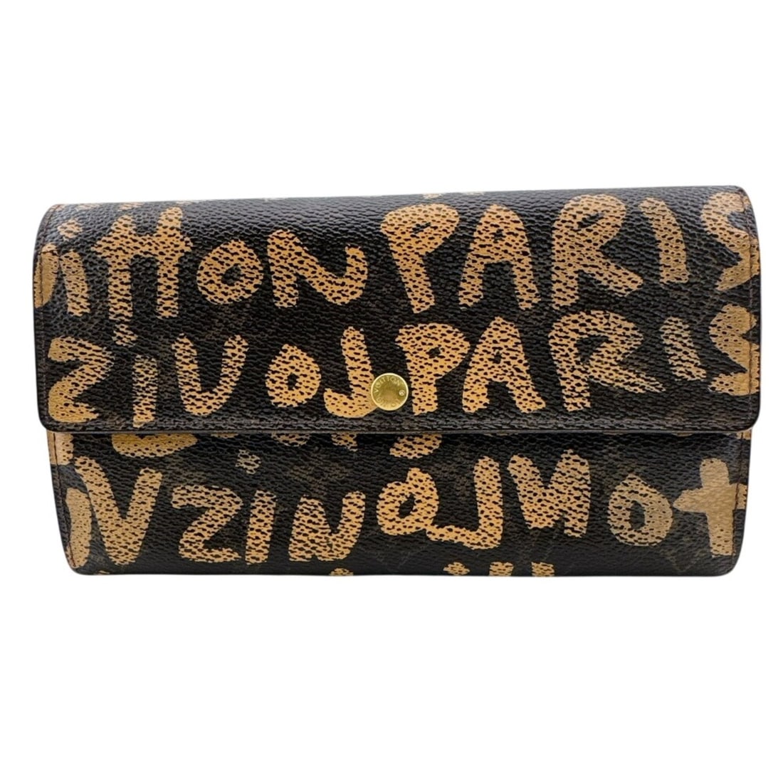 LOUIS VUITTON Louis Vuitton M92190 Portemonnaie Credit Stephen Sprouse Monogram Long Wallet, Card: --- Catalog ---Category: SizeSize (HxWxD): 10cm x 18.5cm / 3.93'' x 7.28''Category: DesignType: Long wallet (tri-fold)Color: BrownGender: WomenMaterial: Leather Category: GeneralMPN: M92190Brand: Loui
