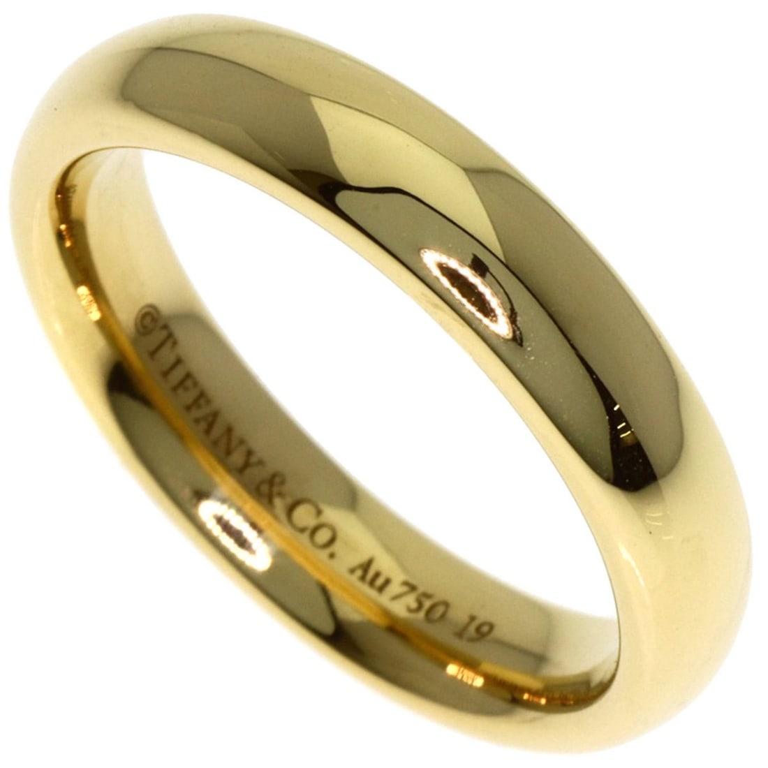 Tiffany & Co. Wedding Ring, 18K Yellow Gold, Women's.: --- Catalog ---Category: SizeWeight: 5.5g / 0.19oz.Category: DesignType: Wedding ringColor: YellowGender: WomenCategory: GeneralBrand: Tiffany--- Item List ---Section: ConditionCondition: Used (very g
