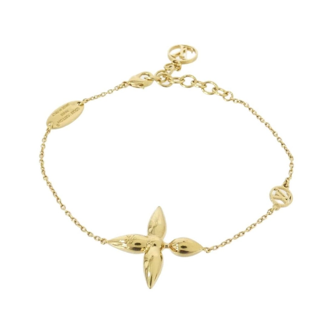 Louis Vuitton Bracelet Louisette M00372: --- Catalog ---Category: SizeLength: 16.5cm - 19.5cm / 6.49'' - 7.67''Category: DesignType: Charm braceletColor: GoldGender: WomenCategory: GeneralBrand: Louis Vuitton--- Item List ---Section: