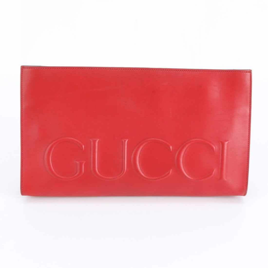 Gucci 409382 Leather Clutch Bag for Men: --- Catalog ---Category: SizeSize (HxWxD): 20cm x 35cm x 6cm / 7.87'' x 13.77'' x 2.36''Category: DesignType: Clutch bagColor: Red colorGender: MenMaterial: Leather Category: GeneralMPN: 409382Brand: