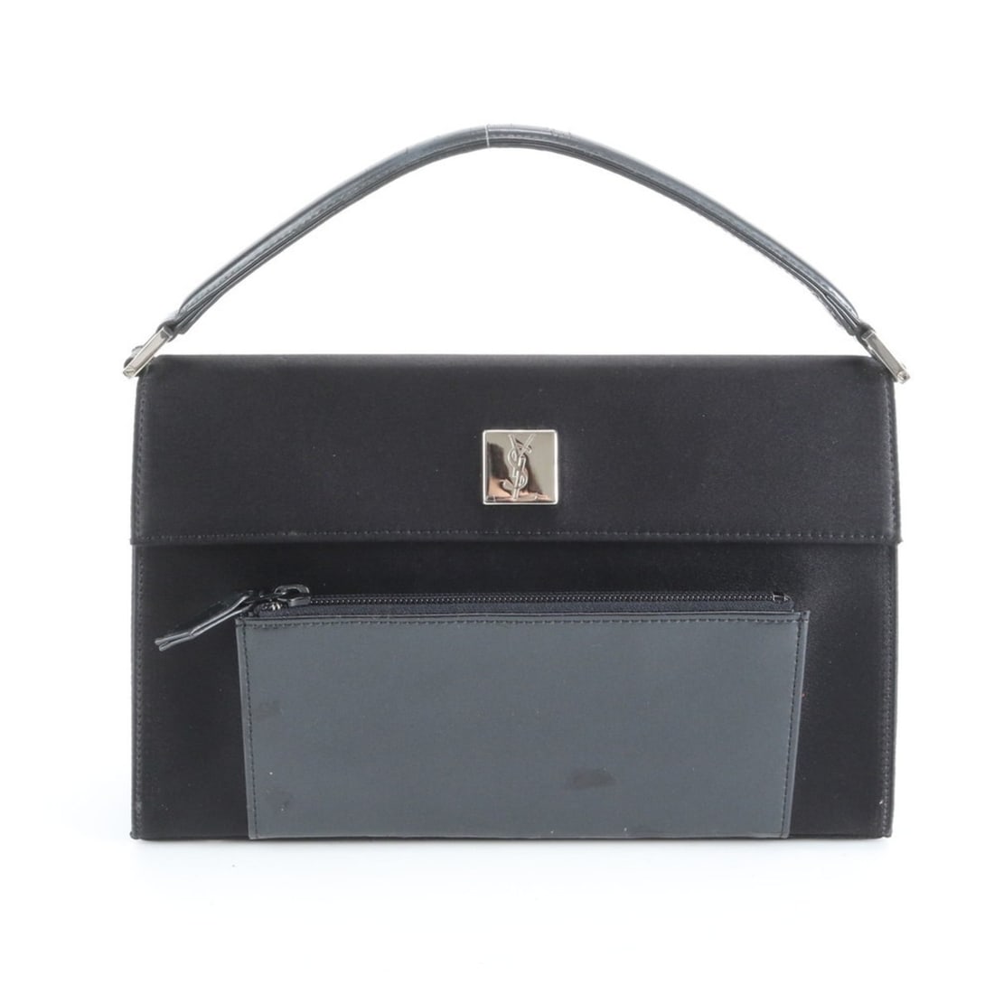 Yves Saint Laurent YSL Leather Handbag, Black, Women's: --- Catalog ---Category: SizeSize (HxWxD): 17cm x 28cm x 7cm / 6.69'' x 11.02'' x 2.75''Category: DesignType: HandbagColor: BlackGender: WomenMaterial: Leather Category: GeneralBrand: Yves Saint Laure