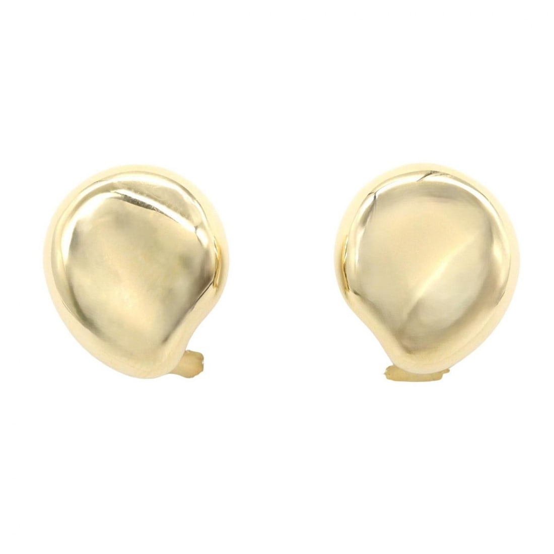Tiffany & Co. Bean Earrings, 18K (Yellow Gold), Women's Jewelry, Gold Tone: --- Catalog ---Category: DesignType: Clip earringsColor: GoldGender: WomenMaterial: Yellow gold (18K)Category: GeneralBrand: Tiffany--- Item List ---Section: ConditionRanking: Rank SA Used - Hardly an