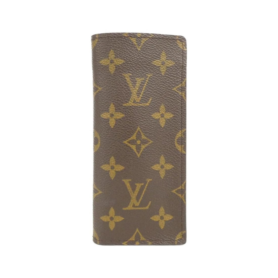 Louis Vuitton Monogram Etui Lunettes Simple M62962 Glasses Case: --- Catalog ---Category: SizeSize (HxWxD): 17cm x 8cm x 3cm / 6.69'' x 3.14'' x 1.18''Category: DesignType: Eyeglass pouchColor: MarronMaterial: Canvas Category: GeneralMPN: M62962Brand: Louis Vuitton