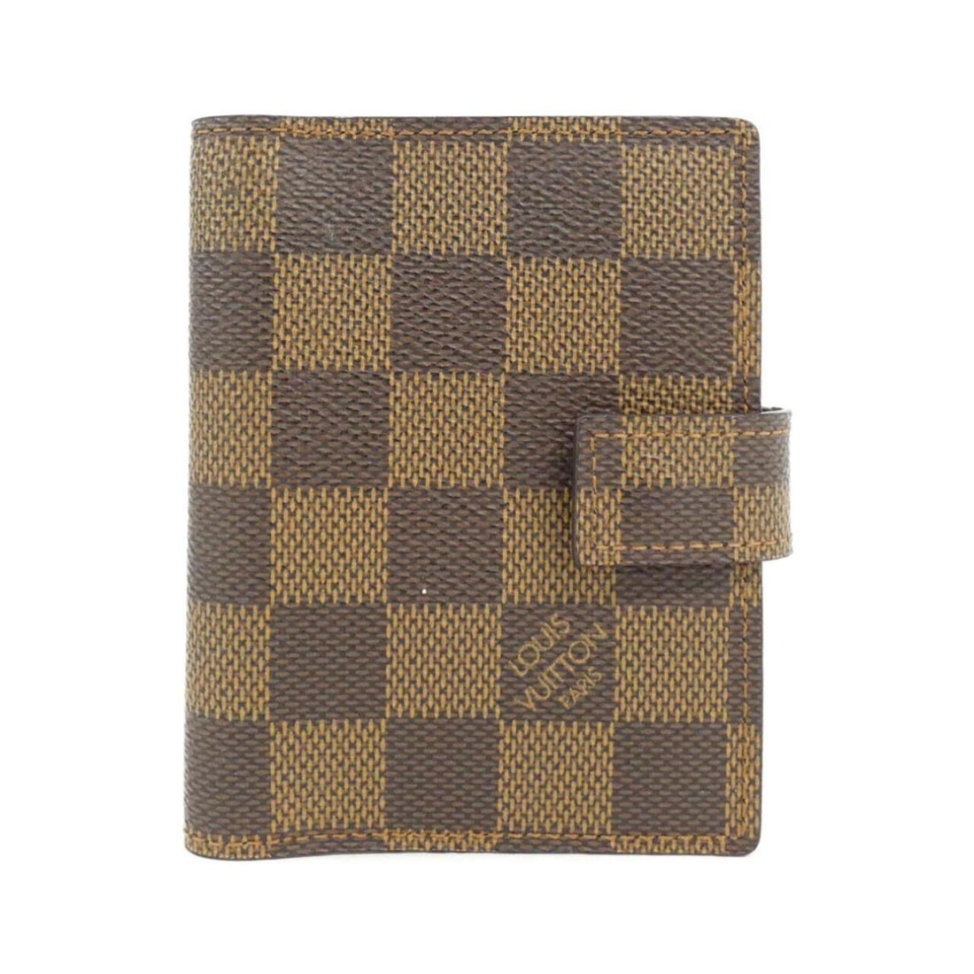 Louis Vuitton Damier Agenda Mini R20705 Organizer: --- Catalog ---Category: DesignColor: EbeneMaterial: Coated canvas Category: GeneralMPN: R20705Brand: Louis VuittonCategory: Physical PropertiesSize (HxWxD): 11cm x 9cm x 2cm / 4.33'' x 3.54'' x 0.78'