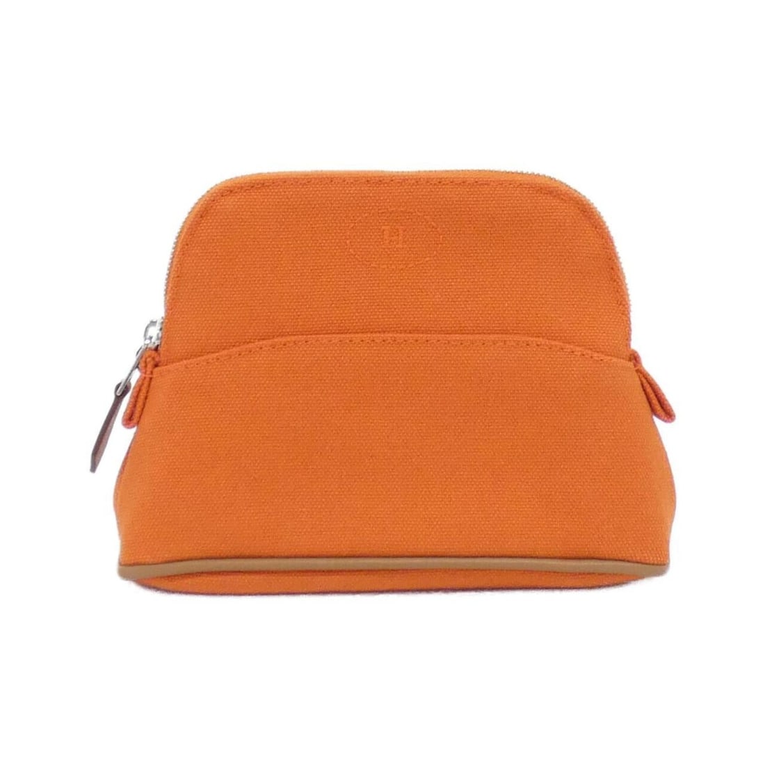 Hermes Bolide MINI 103772M Handbag Pouch: --- Catalog ---Category: SizeSize (HxWxD): 11cm x 16cm x 6cm / 4.33'' x 6.29'' x 2.36''Category: DesignType: Handbag, PouchColor: Feu, OrangeGender: Men,WomenMaterial: Canvas Hardware Color: SilverCat