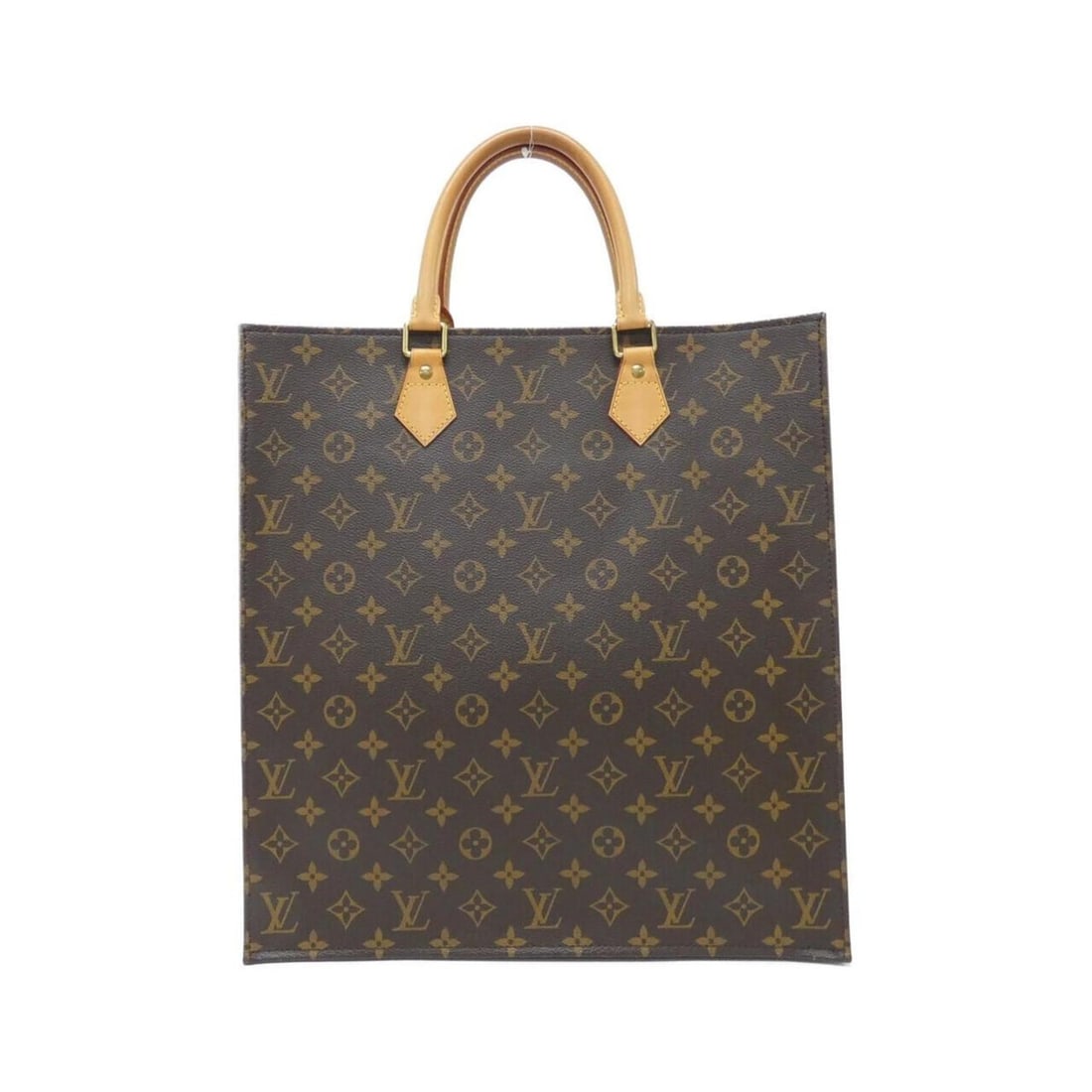 Louis Vuitton Monogram Sac Plat M51140 Handbag: --- Catalog ---Category: SizeSize (HxWxD): 38cm x 37cm x 9cm / 14.96'' x 14.56'' x 3.54''Category: DesignType: HandbagColor: MarronGender: Men,WomenMaterial: Coated canvas Hardware Color: GoldCategory