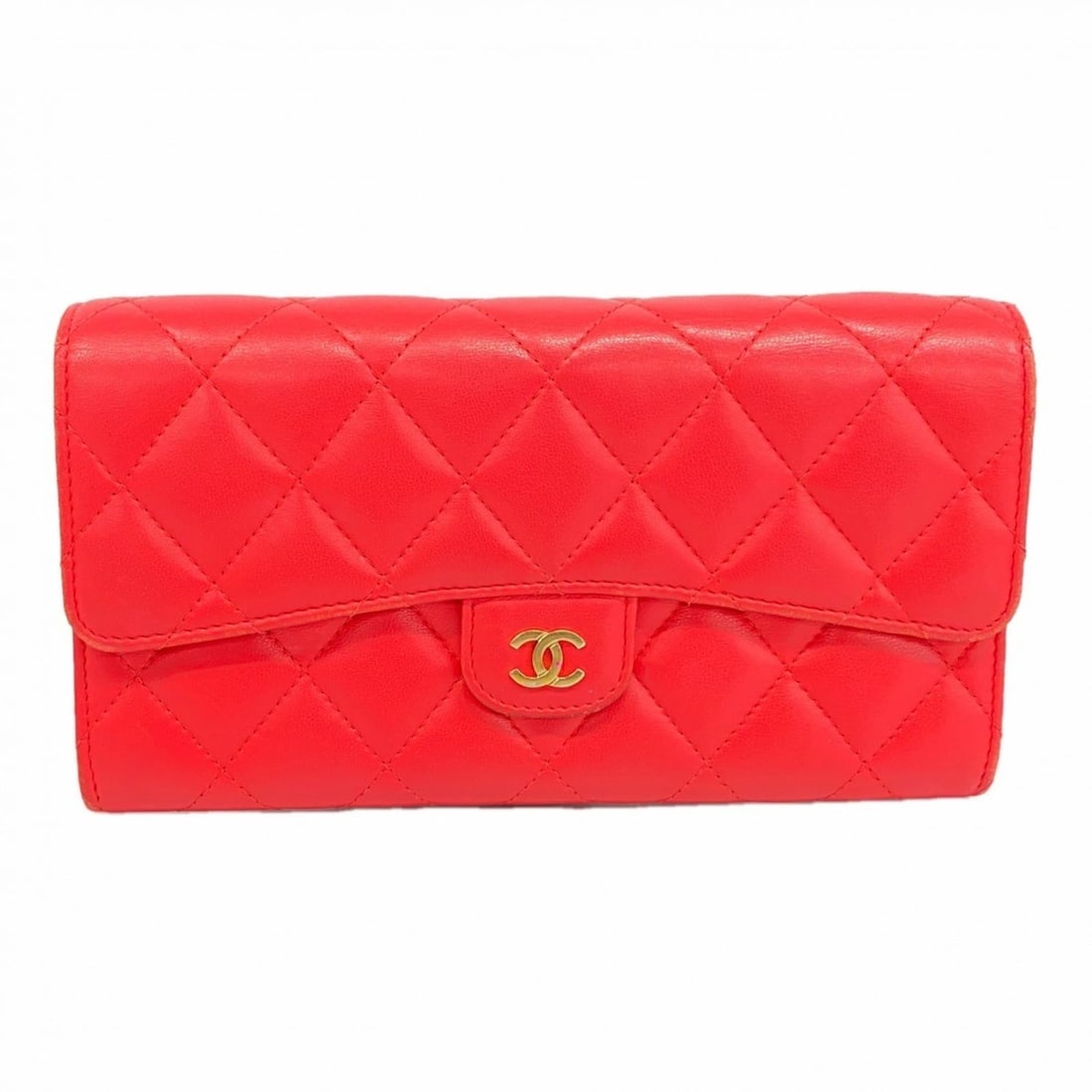 Chanel Matelassé Lambskin Long Wallet, Pink, Women's, P2531722: --- Catalog ---Category: SizeSize (HxWxD): 11.5cm x 19.5cm x 3cm / 4.52'' x 7.67'' x 1.18''Category: DesignType: Long wallet (bi-fold)Color: PinkGender: WomenMaterial: Leather Leather/Fur Type: Lambsk
