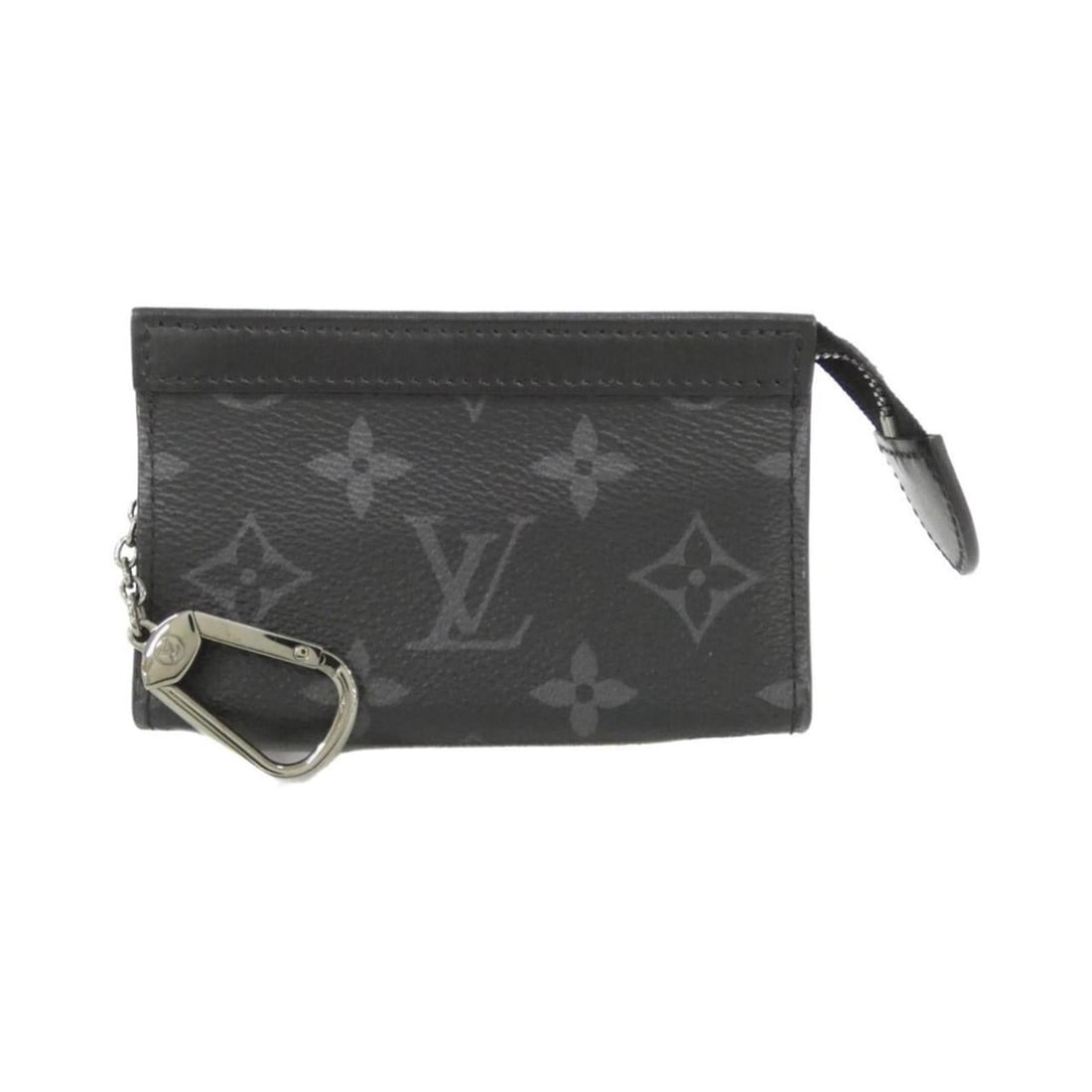Louis Vuitton Monogram Eclipse Pochette Clé Voyage M82776 Coin & Key Case: --- Catalog ---Category: SizeSize (HxWxD): 7cm x 12cm x 3cm / 2.75'' x 4.72'' x 1.18''Category: DesignColor: Black, Monogram EclipseGender: MenMaterial: Coated canvas Category: GeneralMPN: M82776Brand