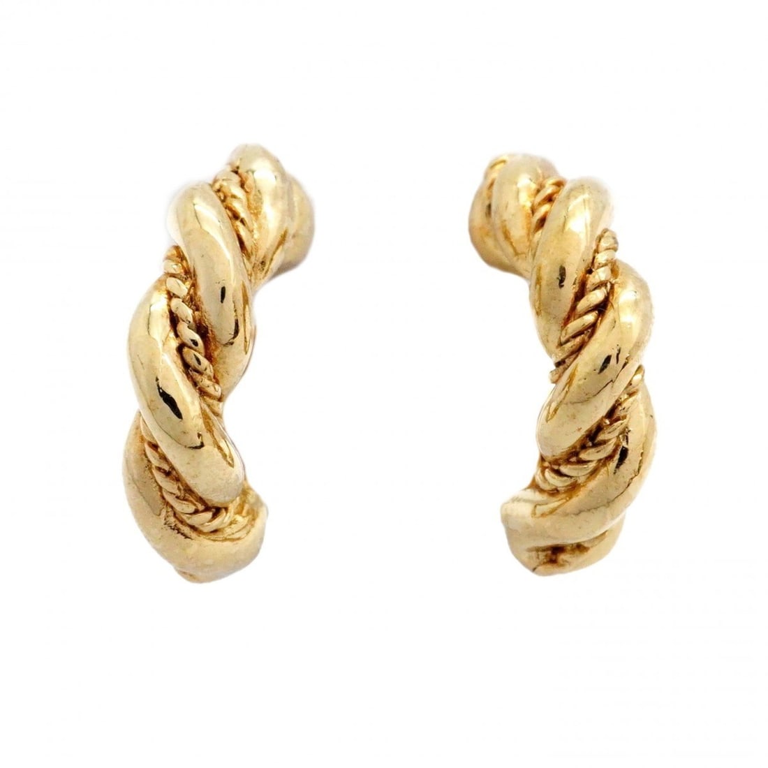 Christian Dior Earrings, Gold Plated, Women's: --- Catalog ---Category: SizeSize (HxWxD): 17.40mm x 4.60mm / 0.69'' x 0.18''Category: DesignType: Clip earringsColor: GoldGender: WomenMaterial: Gold platingCategory: GeneralBrand: Christian Dior---