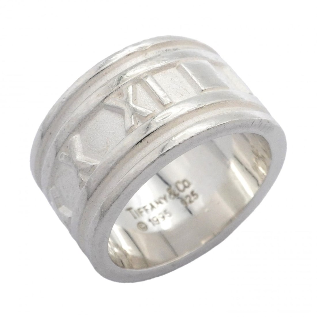 Tiffany & Co. Atlas Wide Sterling Silver Ring, Size 12.5 (Women's): --- Catalog ---Category: SizeJP Size: 12.5US Size: 6.5Category: DesignType: Band ringGender: WomenMaterial: Silver 925Category: GeneralBrand: Tiffany--- Item List ---Section: ConditionRanking: Rank AB