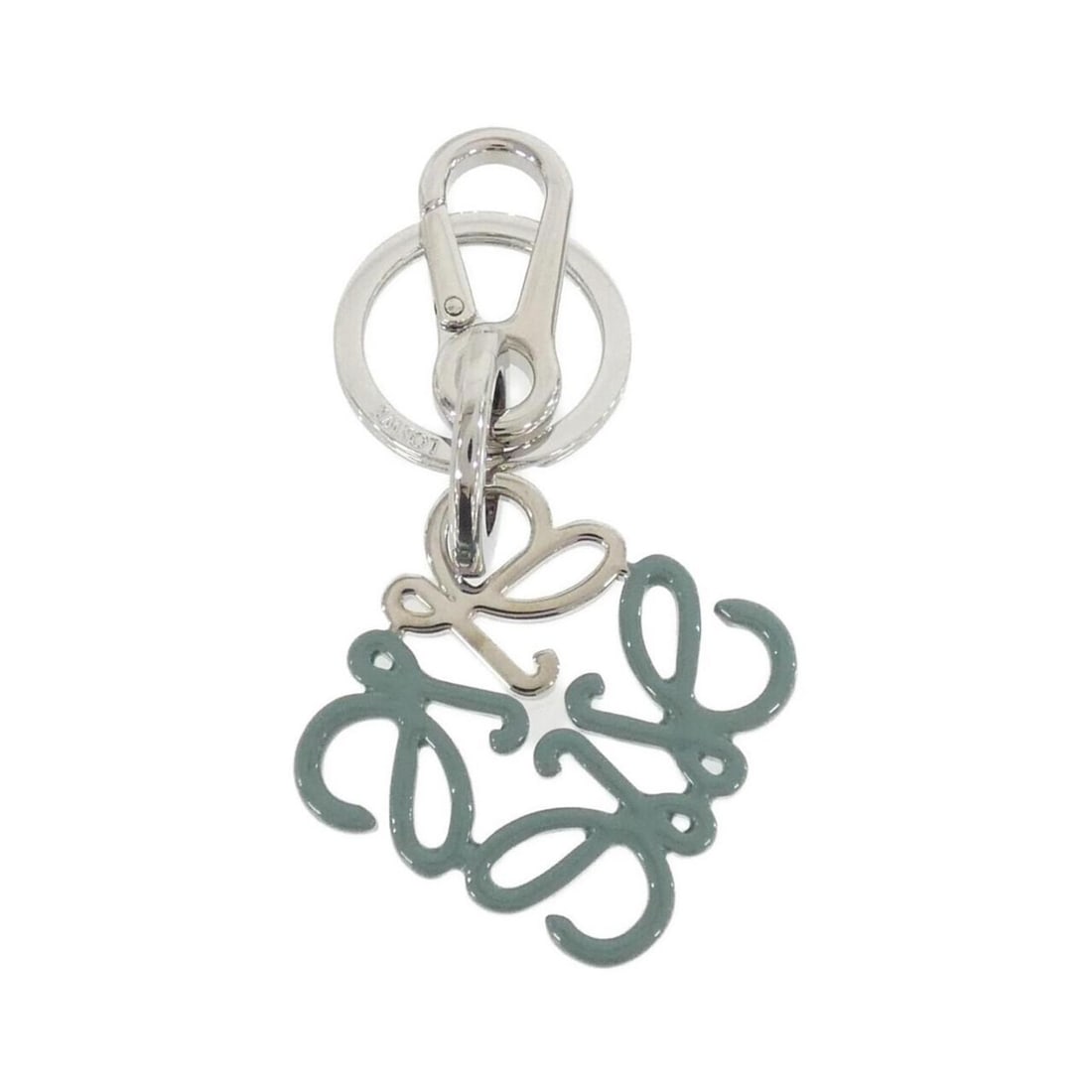 Loewe C821232X15 Keyring: --- Catalog ---Category: DesignType: KeyringColor: GreenGender: Women,MenCategory: GeneralMPN: C821232X15Brand: Loewe--- Item List ---Section: ConditionRanking: Rank A Used - A few traces of usage, so