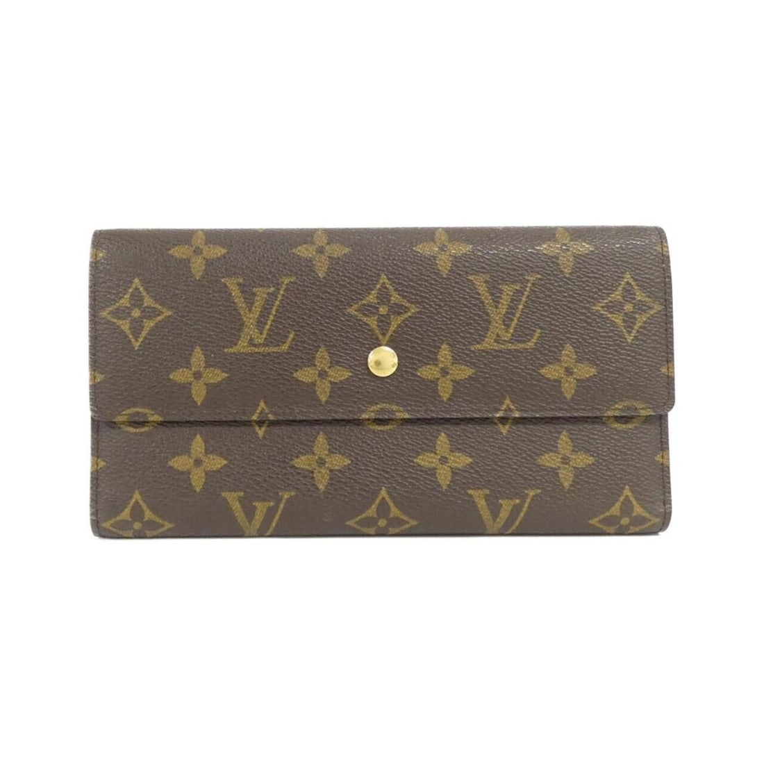 Louis Vuitton Monogram Porte Tresor International M61215 Wallet: --- Catalog ---Category: SizeSize (HxWxD): 11cm x 19cm x 2cm / 4.33'' x 7.48'' x 0.78''Category: DesignType: Long wallet (tri-fold)Color: Marron, MonogramGender: Women,MenMaterial: Monogram Category: