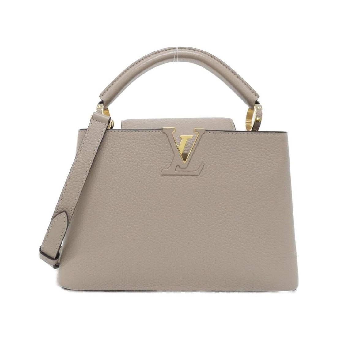 Louis Vuitton Capucines BB M94634 Handbag: --- Catalog ---Category: SizeSize (HxWxD): 18cm x 27cm x 10cm / 7.08'' x 10.62'' x 3.93''Category: DesignType: HandbagColor: Beige, GalleGender: WomenCategory: GeneralMPN: M94634Brand: Louis Vuitton--