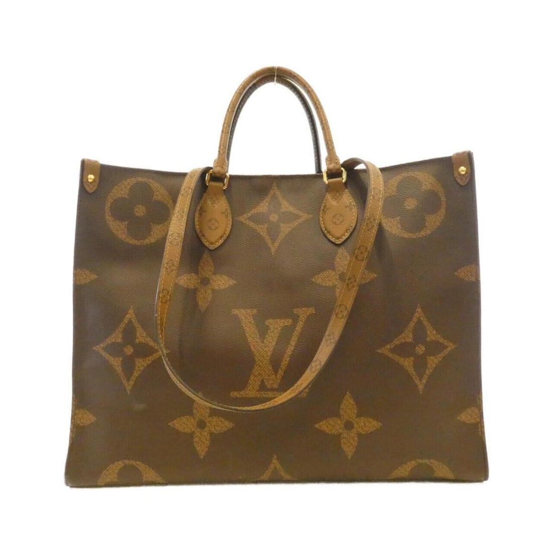 Louis Vuitton Monogram Giant OnTheGo GM M44576 Handbag: --- Catalog ---Category: SizeSize (HxWxD): 32cm x 41cm x 17cm / 12.59'' x 16.14'' x 6.69''Category: DesignType: HandbagColor: Marron, MonogramGender: Women,MenMaterial: Monogram Category: GeneralMPN: