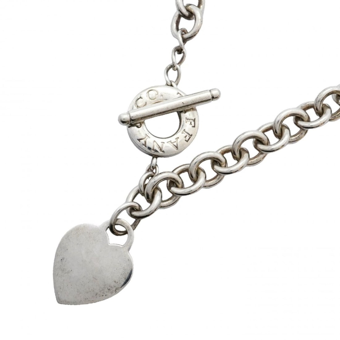 Tiffany & Co. Necklace, Heart Tag, Toggle, Sterling Silver 925, Women's: --- Catalog ---Category: SizePendant Size: 33.9mm x 20.7mm / 1.33'' x 0.81''Neck Circumference: 40 cm / 15.74''Category: DesignGender: WomenMaterial: Silver 925Necklace Type: NecklaceCategory: General