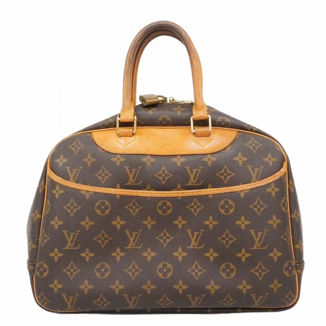 Louis Vuitton Monogram Deauville Handbag M47270 Brown Women's: --- Catalog ---Category: SizeSize (HxWxD): 26cm x 34cm x 13cm / 10.23'' x 13.38'' x 5.11''Category: DesignType: HandbagColor: BrownGender: WomenCategory: GeneralMPN: M47270Brand: Louis Vuitton--- Item