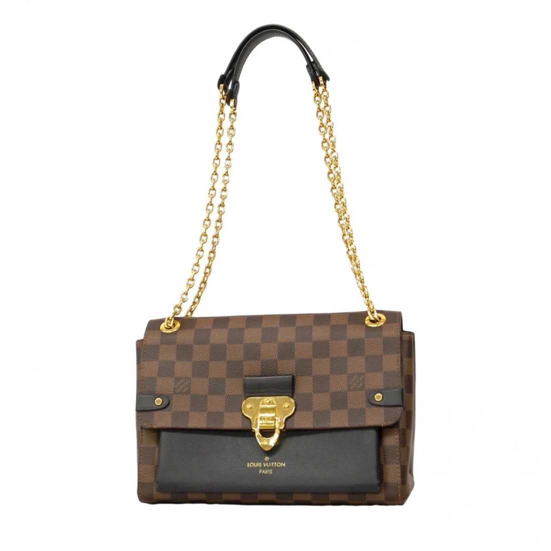 Louis Vuitton Damier Vavin PM Shoulder Bag N40108 Ebene (Women's): --- Catalog ---Category: SizeSize (HxWxD): 18cm x 25cm x 9.5cm / 7.08'' x 9.84'' x 3.74''Category: DesignType: Shoulder bagColor: EbeneGender: WomenCategory: GeneralMPN: N40108Brand: Louis Vuitton---