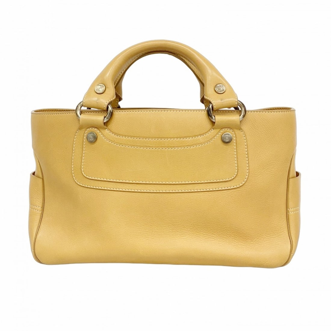 Celine Boogie Bag Leather Handbag, Light Brown, Women's: --- Catalog ---Category: SizeSize (HxWxD): 20cm x 32cm x 13cm / 7.87'' x 12.59'' x 5.11''Category: DesignType: HandbagColor: Light brownGender: WomenMaterial: Leather Hardware Color: GoldCategory: Gen