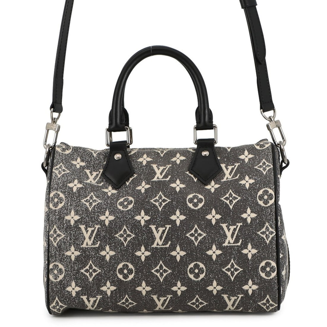 Louis Vuitton Monogram Jacquard Denim Speedy Bandoulière 25 M21464 Handbag. handbag, 2-way shoulder: --- Catalog ---Category: SizeWeight: 590g / 1.3lb.Size (HxWxD): 19cm x 25cm x 15cm / 7.48'' x 9.84'' x 5.9''Strap Length: 124cm - 136cm / 48.81'' - 53.54''Category: DesignType: HandbagColor: Gris, Noi