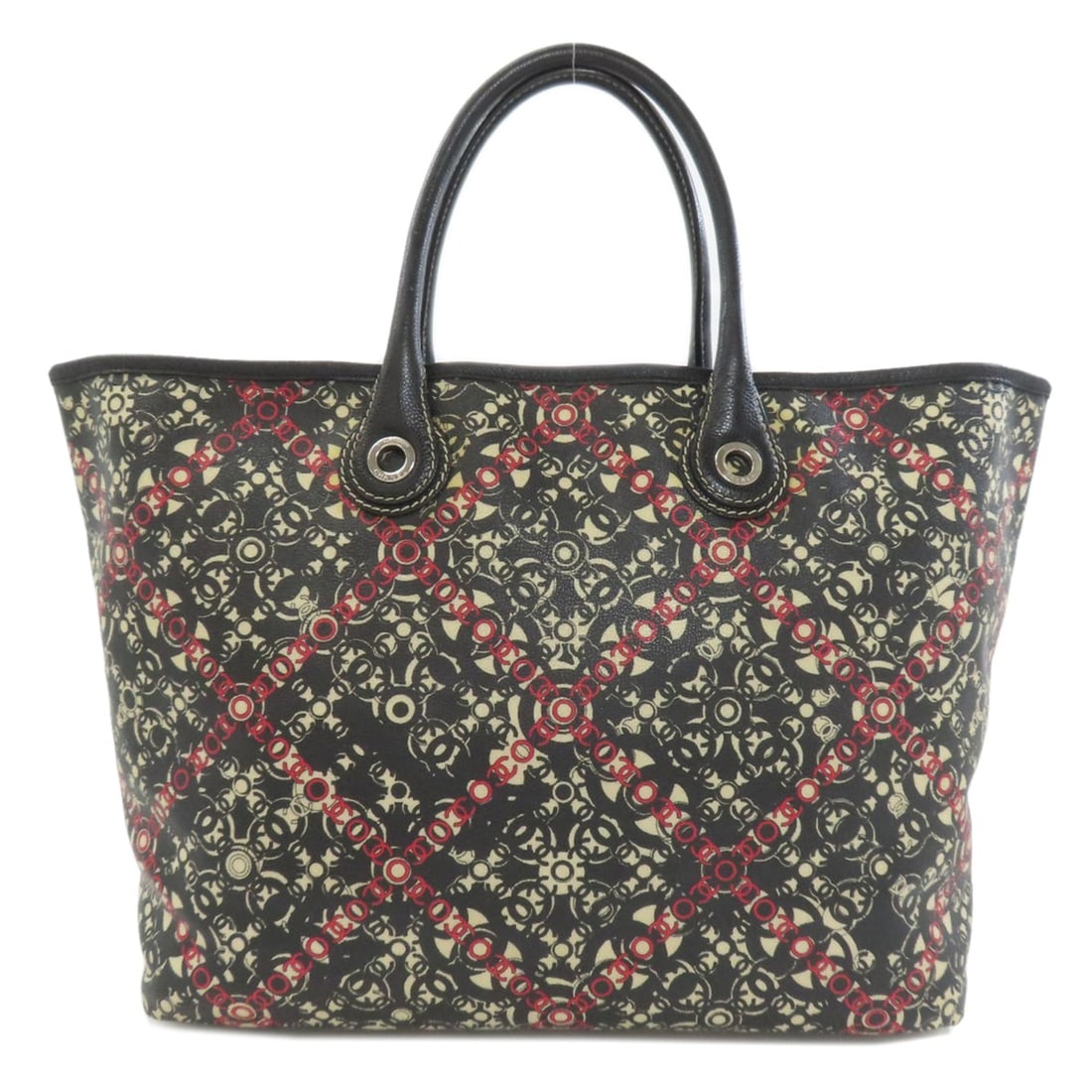 Chanel Coco Travel Tote Bag with Silver Hardware, PVC, Women's.: --- Catalog ---Category: SizeSize (HxWxD): 31cm x 53cm x 18cm / 12.2'' x 20.86'' x 7.08''Category: DesignType: Tote bagColor: Beige, Black, Red colorGender: WomenMaterial: PVC Category: GeneralBrand: