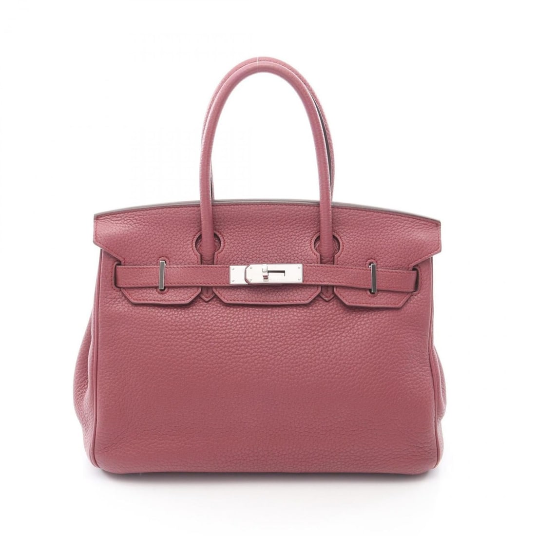 Hermes Birkin 30 Handbag, Leather, Taurillon Clemence Women's, Pink: --- Catalog ---Category: SizeSize (HxWxD): 24cm x 30cm x 15cm / 9.44'' x 11.81'' x 5.9''Category: DesignType: HandbagColor: Bois De Rose, PinkGender: WomenMaterial: Taurillon clemence leather , Leathe