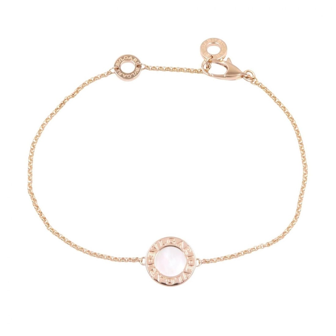 BVLGARI Bracelet Mother of Pearl Accessory 18KPG (Pink Gold) Women's Gold Tone White: --- Catalog ---Category: SizeLength: 17cm / 6.69''Category: DesignType: Charm braceletColor: Gold, WhiteGender: WomenMaterial: Pink gold (18K)Category: GeneralBrand: Bvlgari--- Item List ---Section: C