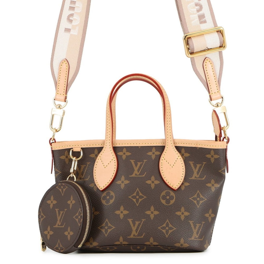 Louis Vuitton Monogram Neverfull BB Handbag M46705 LOUIS VUITTON 2-way Shoulder Bag for Women (1 of 20)