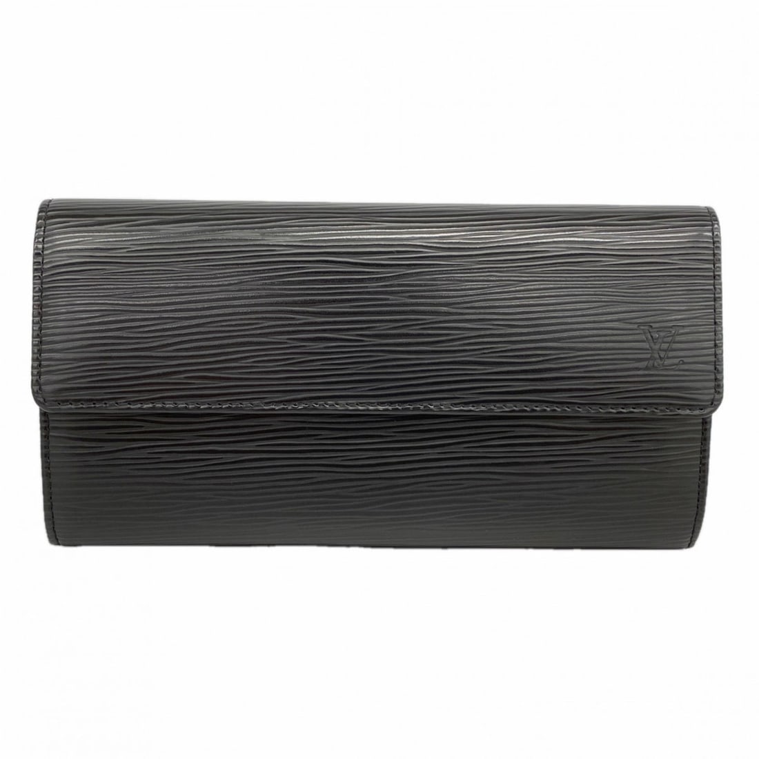 Louis Vuitton Epi Leather Pochette Portemonnaie Credit Wallet M63592 Noir (Women's): --- Catalog ---Category: SizeSize (HxWxD): 10.5cm x 19cm x 3cm / 4.13'' x 7.48'' x 1.18''Category: DesignType: Wallet (bi-fold)Color: NoirGender: WomenCategory: GeneralMPN: M63592Brand: Louis Vuitton-