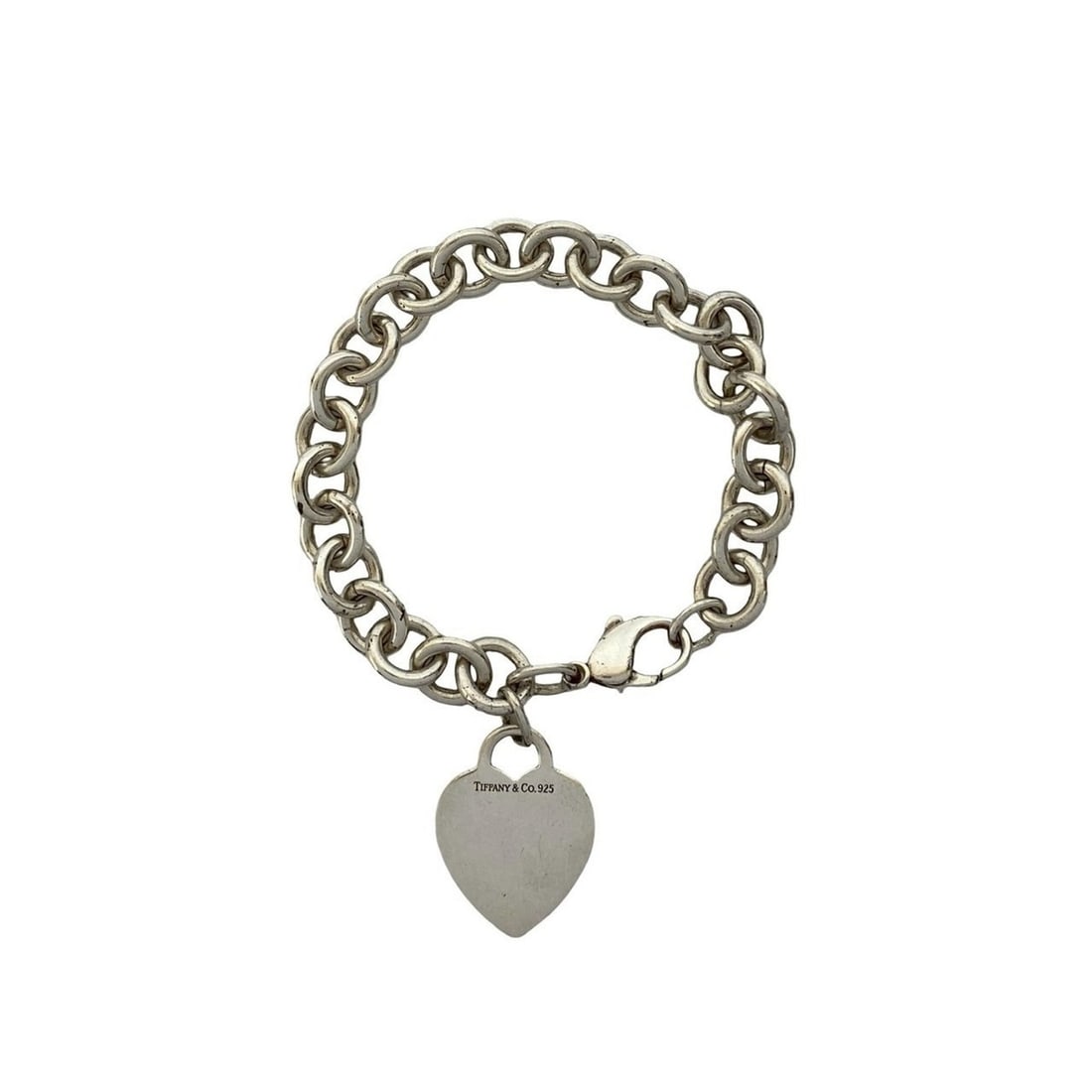 TIFFANY&Co. Tiffany Heart Tag Chain Bracelet, Sterling Silver 925, Item No. 34424: --- Catalog ---Category: SizeLength: 19.5cm / 7.67''Category: DesignType: Charm braceletColor: SilverGender: WomenMaterial: Silver 925Category: GeneralBrand: Tiffany--- Item List ---Section: Condition