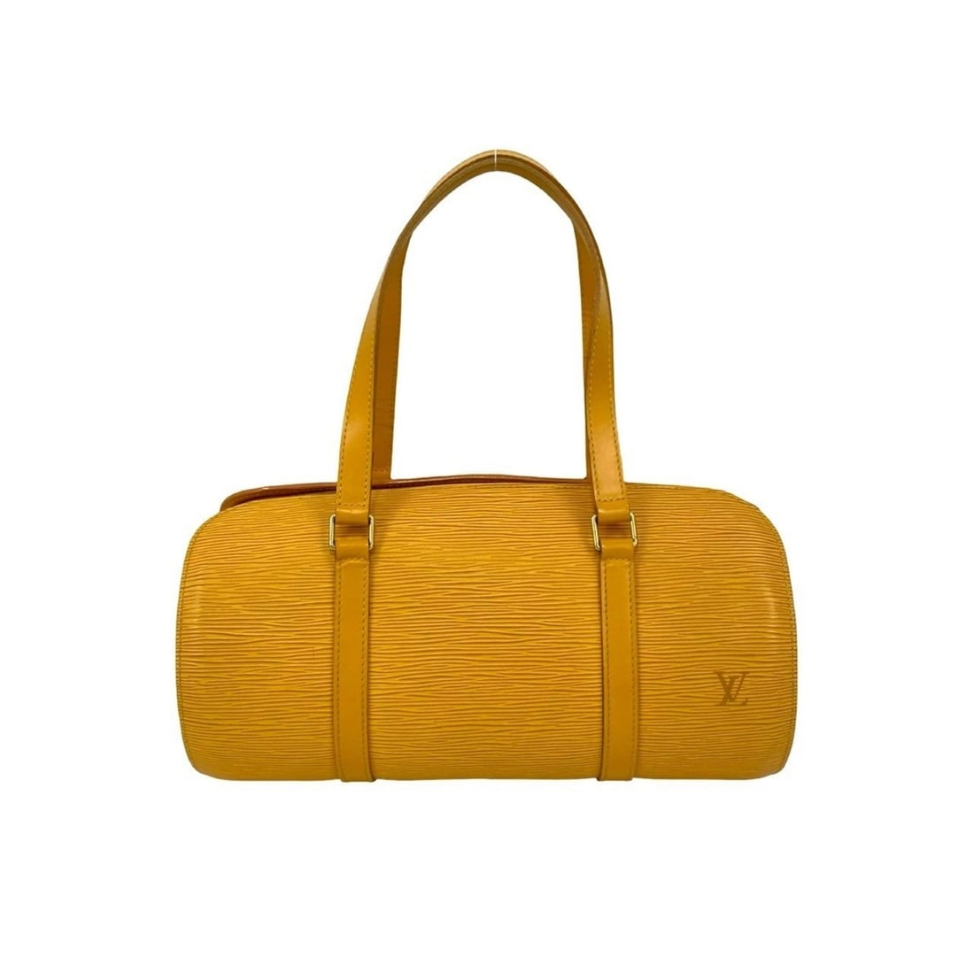 LOUIS VUITTON Louis Vuitton Soufflot Epi Leather Handbag Mini Boston Bag Tassili Yellow 433-3: --- Catalog ---Category: SizeSize (HxWxD): 15cm x 30.5cm x 11cm / 5.9'' x 12'' x 4.33''Category: DesignType: Boston bag, HandbagColor: YellowGender: WomenMaterial: Epi leather Category: GeneralBrand:
