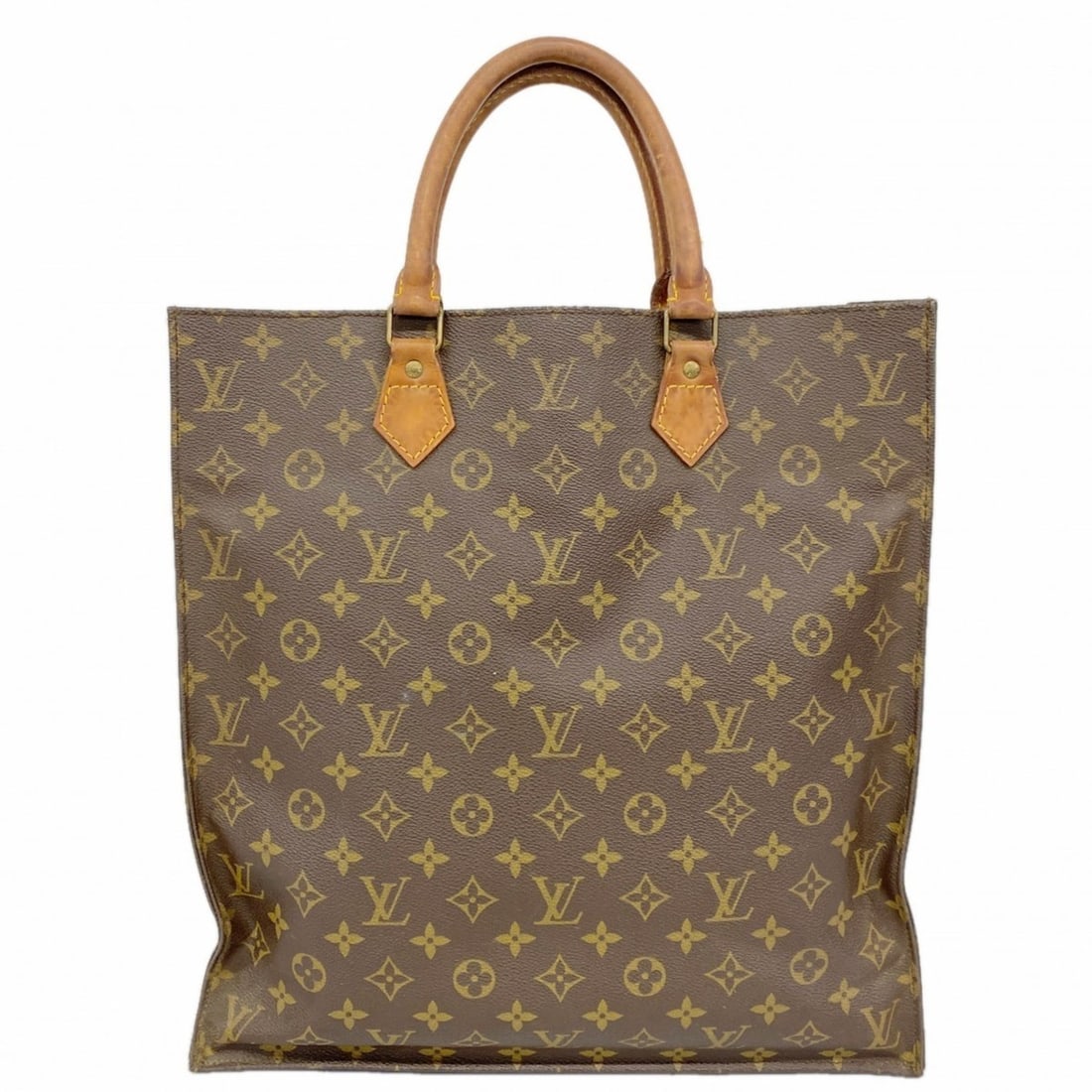 Louis Vuitton Monogram Sac Plat Tote Bag M51140 Brown Women's: --- Catalog ---Category: SizeSize (HxWxD): 38cm x 37cm x 9.5cm / 14.96'' x 14.56'' x 3.74''Category: DesignType: Tote bagColor: BrownGender: WomenCategory: GeneralMPN: M51140Brand: Louis Vuitton--- It
