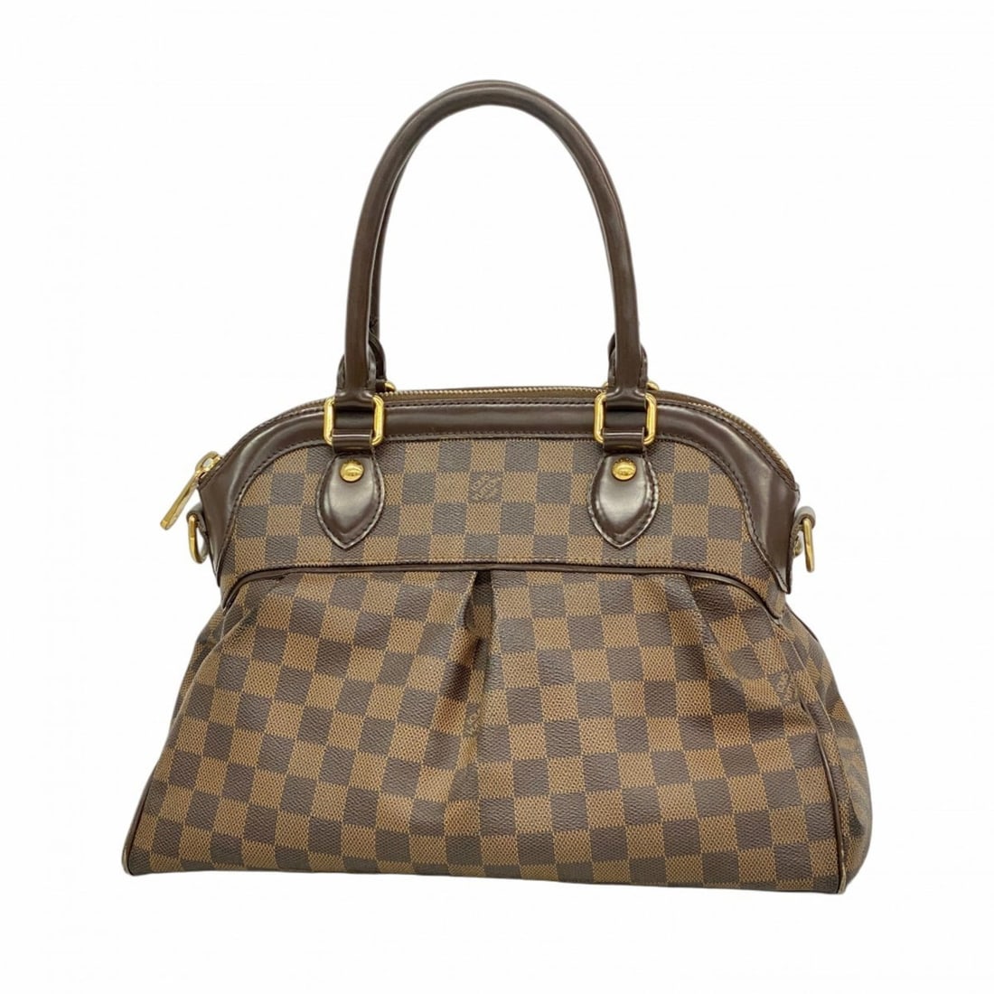 Louis Vuitton Damier Trevi PM Handbag N51997 Ebene Women's: --- Catalog ---Category: SizeSize (HxWxD): 25cm x 34cm x 14cm / 9.84'' x 13.38'' x 5.51''Category: DesignType: HandbagColor: EbeneGender: WomenCategory: GeneralMPN: N51997Brand: Louis Vuitton--- Item